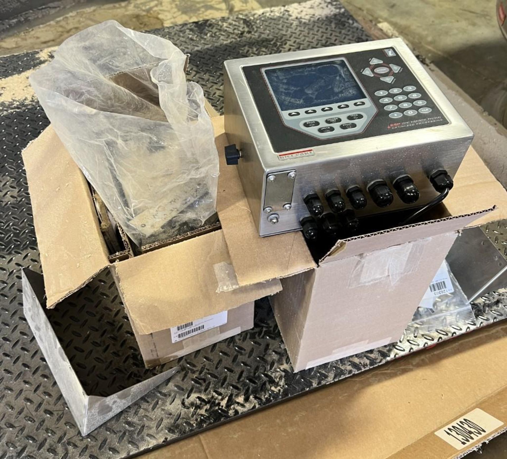 Lot Of (5) Floor Scales. With (4) Rice Lake 2000# 48" X 48" model 4X4HP-2K, serial# 130432, 130180, - Image 10 of 17