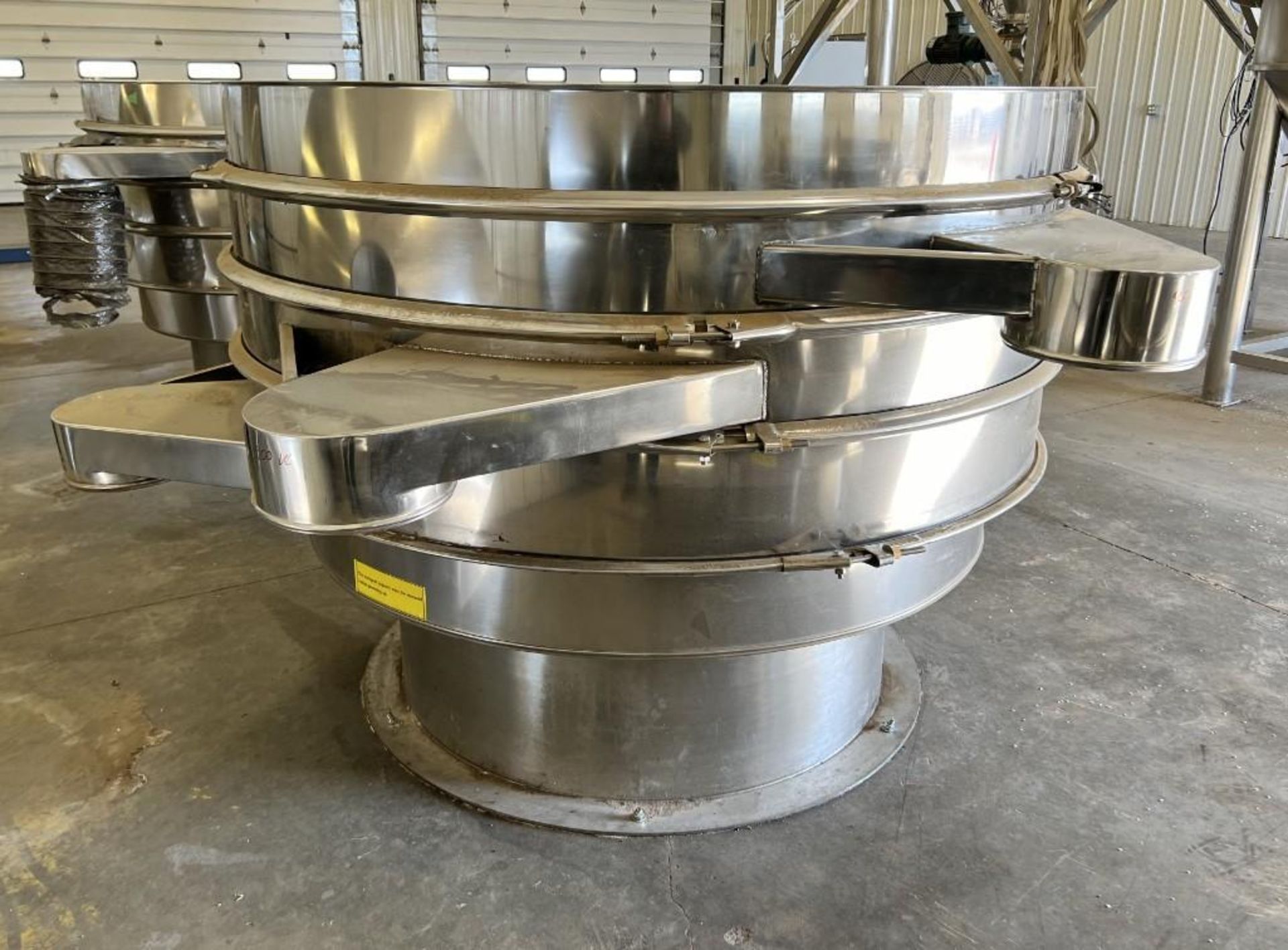 Brightsail Machinery Stainless Steel 72" Sifter, Model BSST-1800, Built 06/2019. **SEE LOT# 39 FOR P - Image 3 of 7