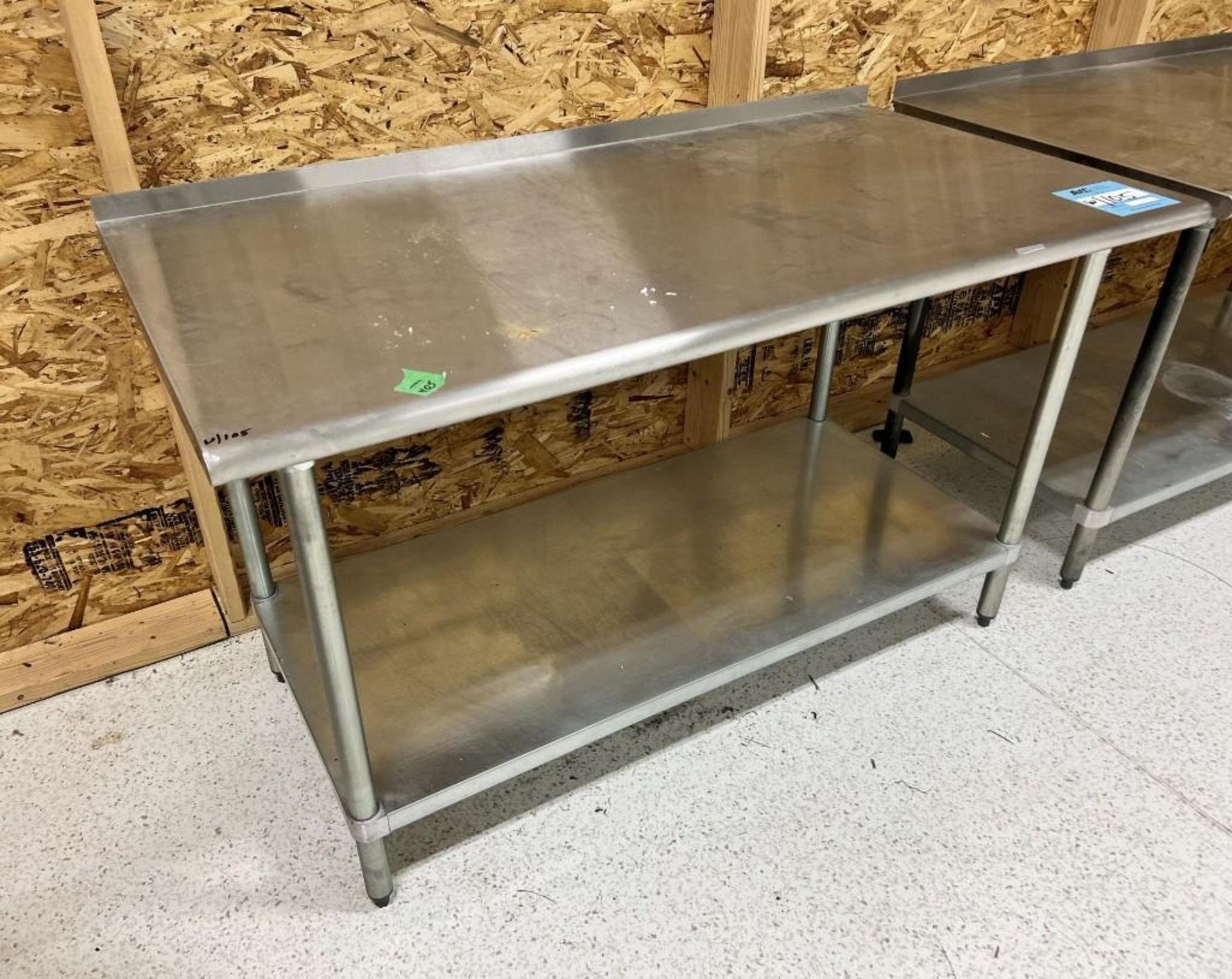 Lot Of (3) Stainless Steel Top Tables. - Bild 3 aus 5