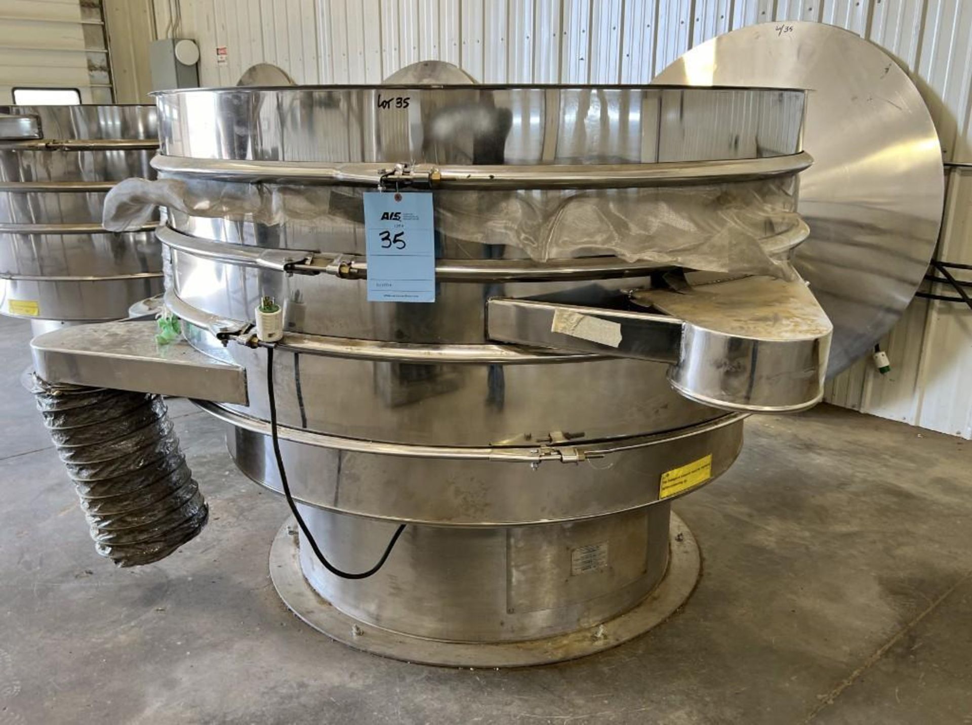 Brightsail Machinery Stainless Steel 72" Sifter, Model BSST-1800, Built 06/2019. **SEE LOT# 39 FOR P - Image 2 of 7