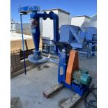 ABC Hansen Hippo Baby Hammer Mill, Model MH-B-F, Serial# 4612. With blower, cyclone and 5hp motor.