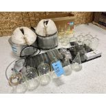 Lot Of B/R Instruments misc. glass and parts for distillation systems. ***SEE LOT# 54, 55, 56***