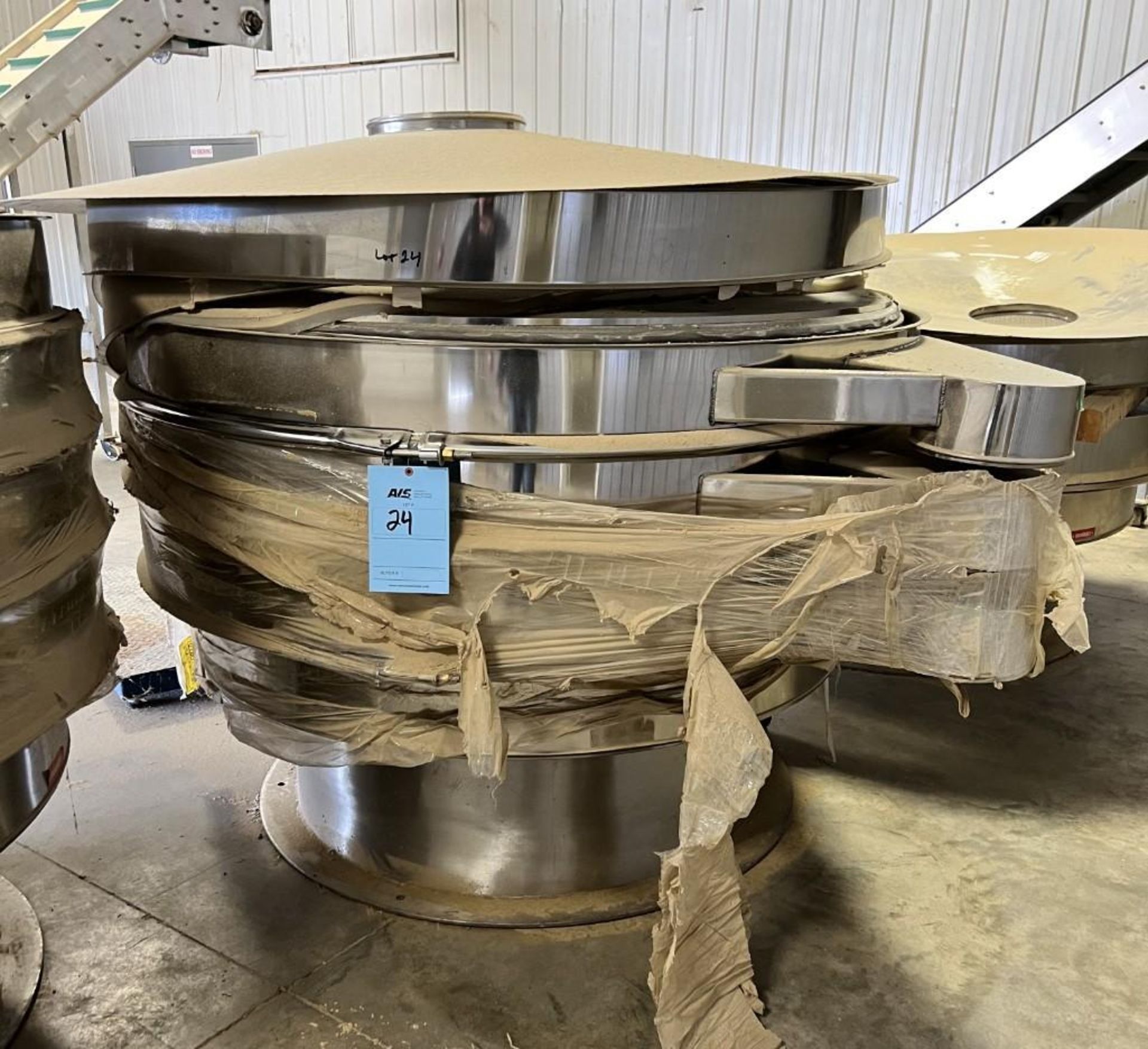 Brightsail Machinery Stainless Steel 72" Sifter, Model BSST-1800, Built 10/2019. **SEE LOT# 39 FOR P