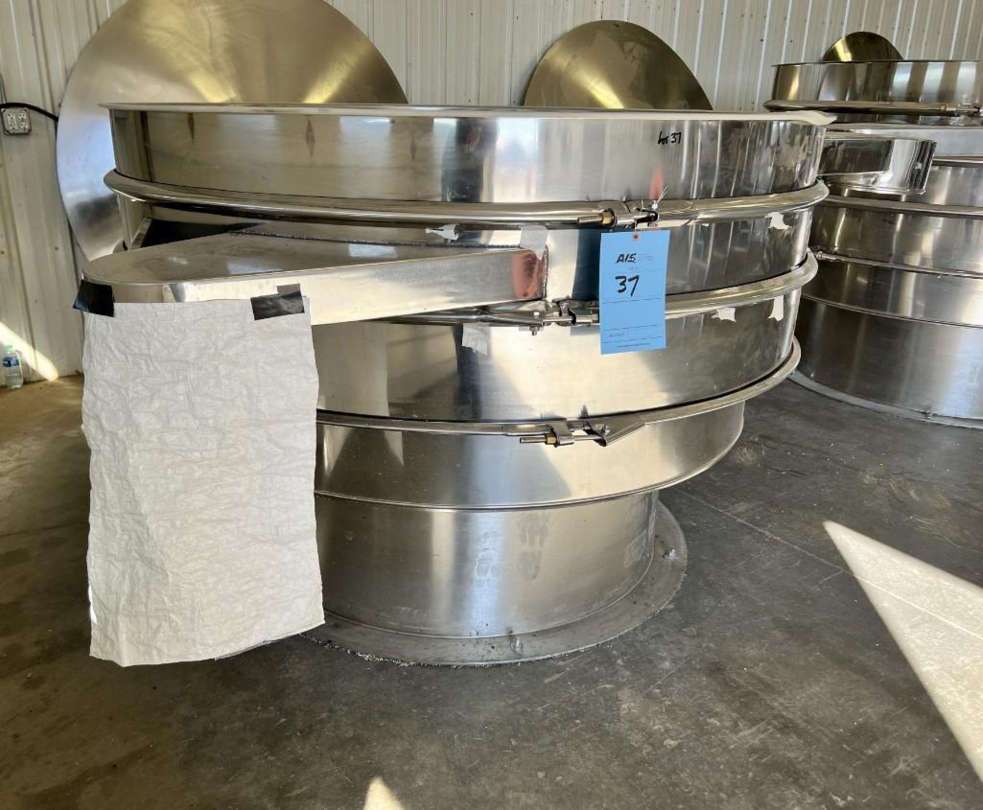 Brightsail Machinery Stainless Steel 72" Sifter, Model BSST-1800, Built 06/2019. **SEE LOT# 39 FOR P - Image 2 of 7