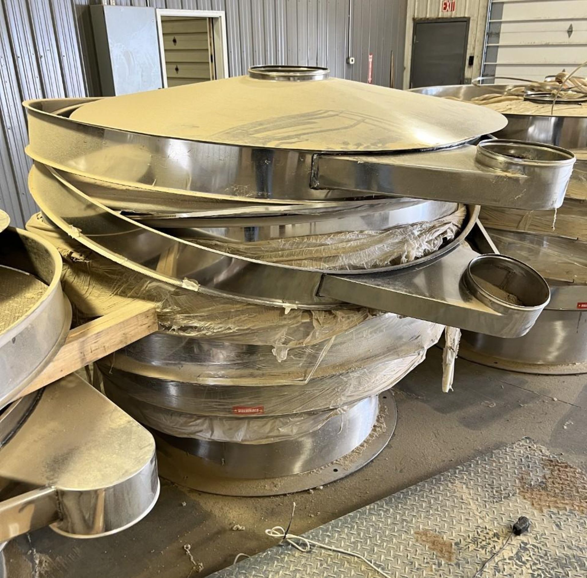 Brightsail Machinery Stainless Steel 72" Sifter, Model BSST-1800, Built 10/2019. **SEE LOT# 39 FOR P - Image 3 of 6