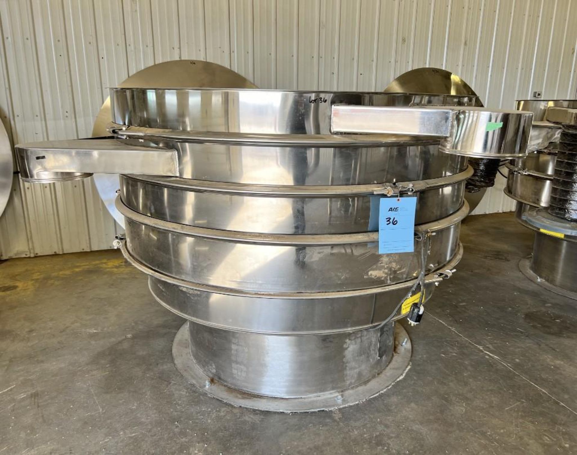 Brightsail Machinery Stainless Steel 72" Sifter, Model BSST-1800, Built 06/2019. **SEE LOT# 39 FOR P - Image 2 of 7