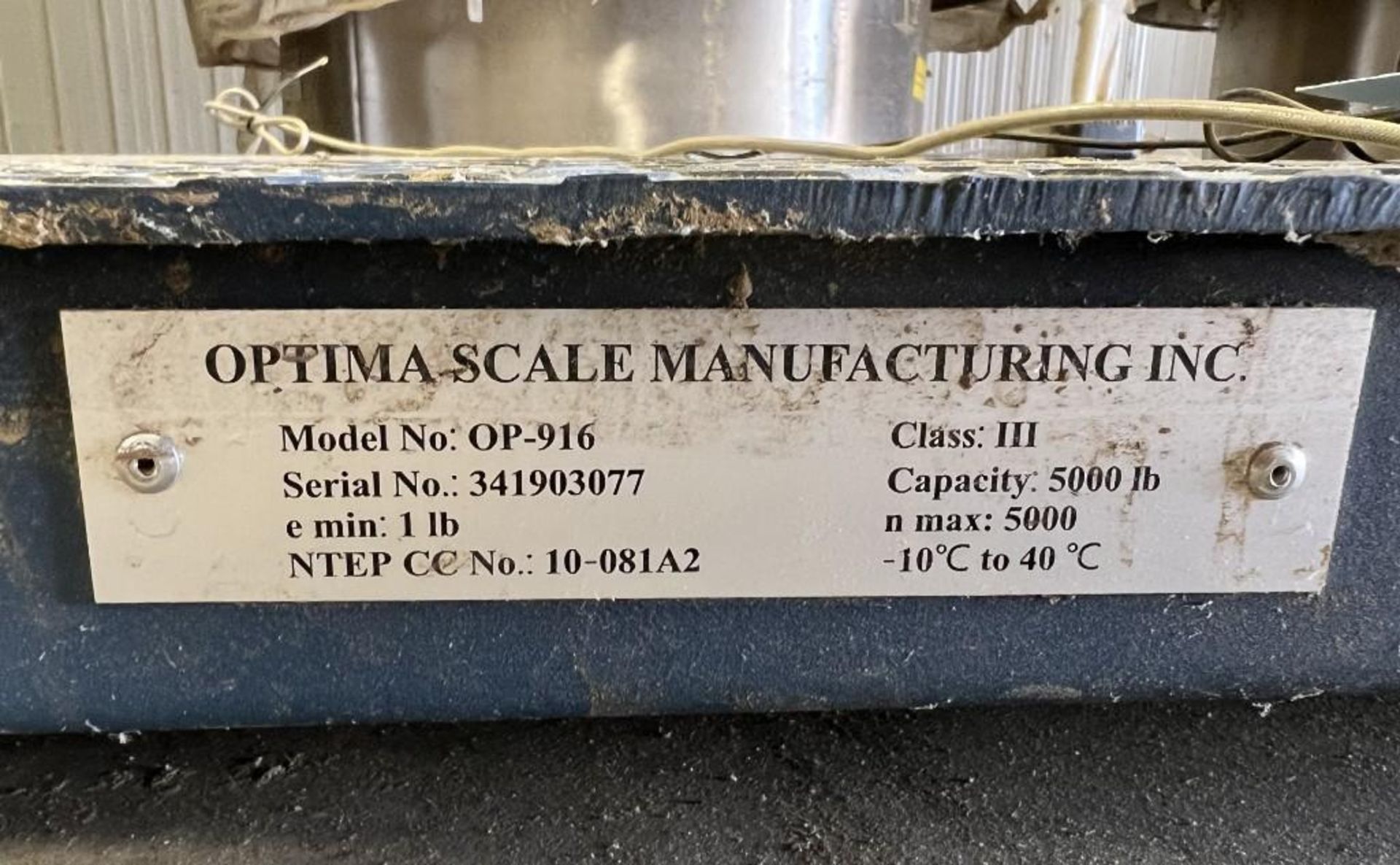 Lot Of (5) Floor Scales. With (4) Rice Lake 2000# 48" X 48" model 4X4HP-2K, serial# 130432, 130180, - Image 15 of 17