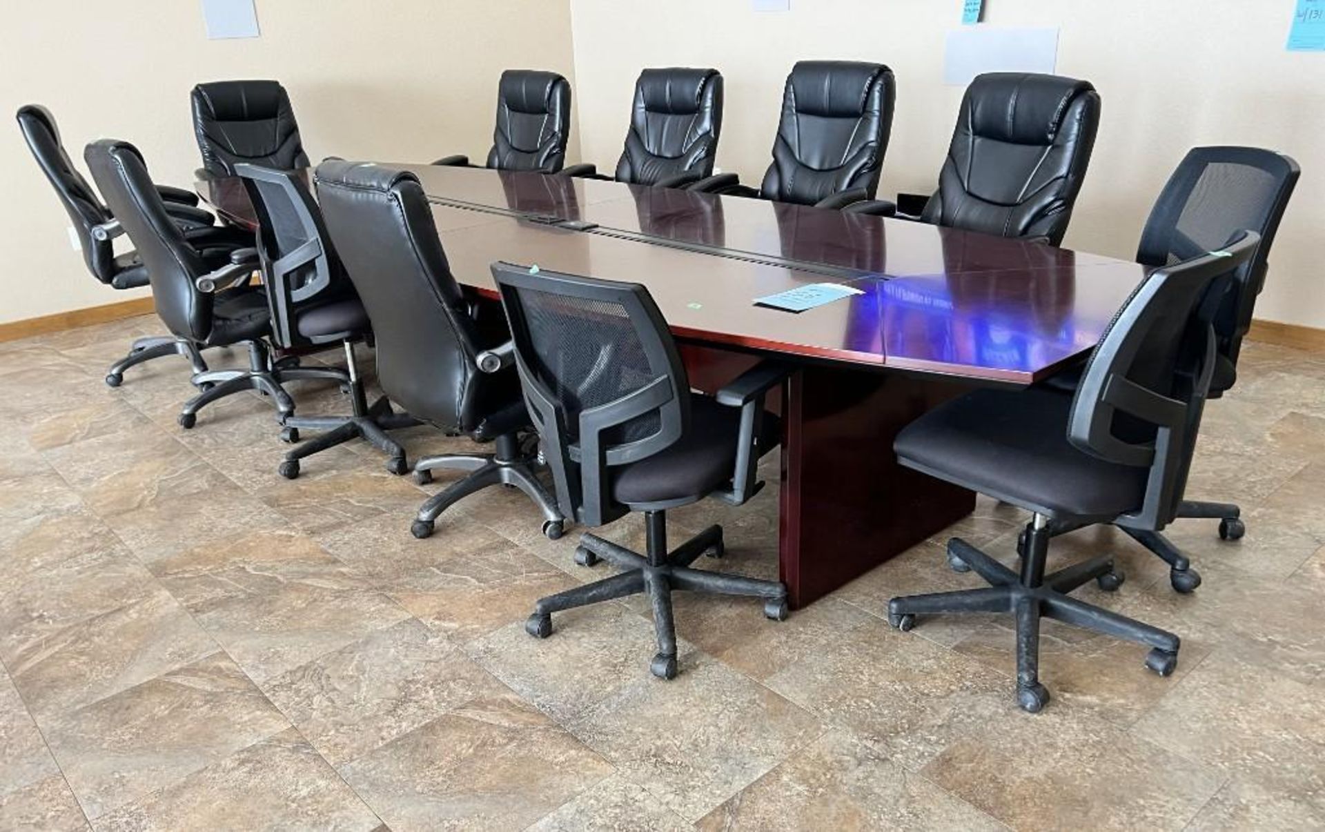 Conference Table &(12) Chairs.