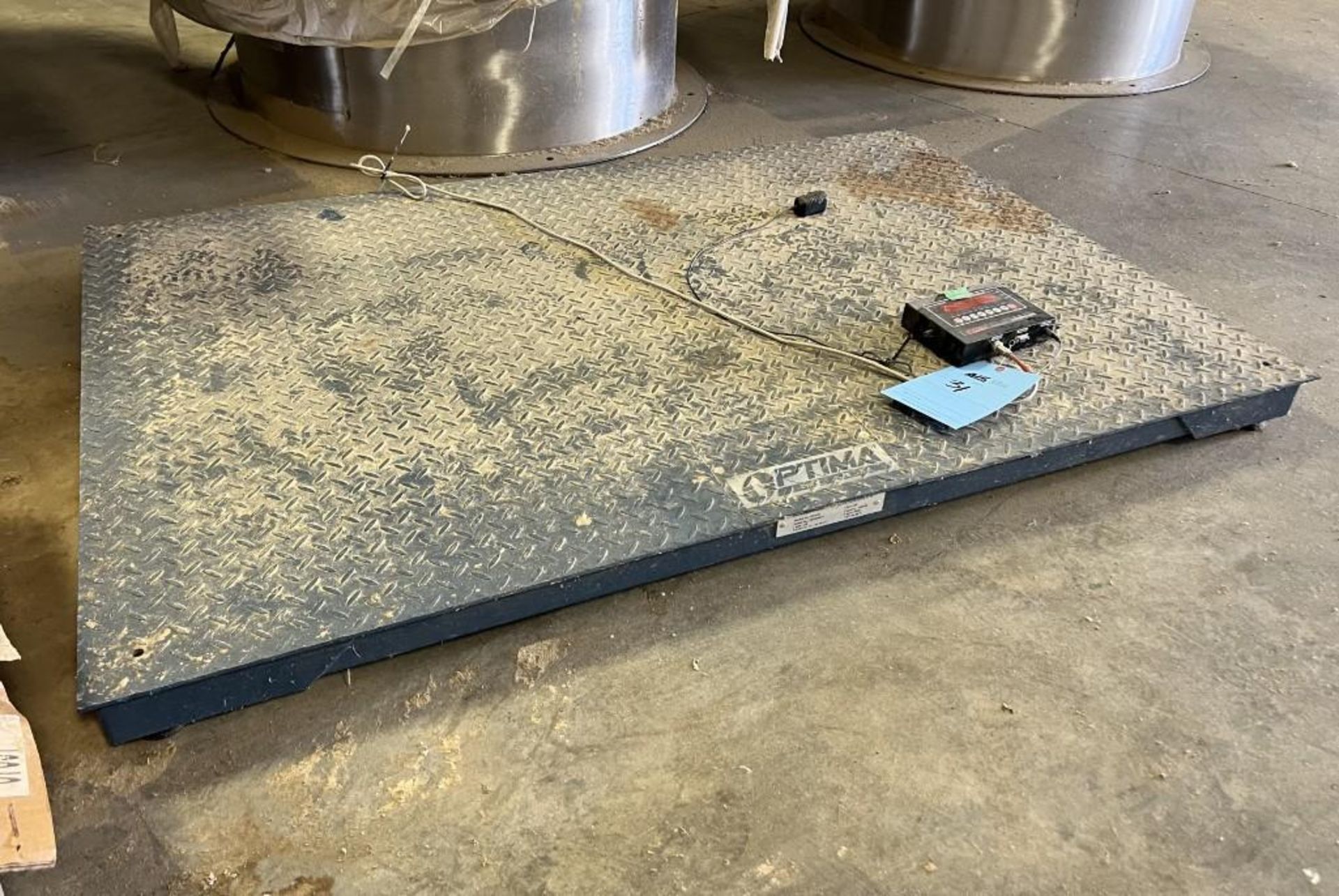 Lot Of (5) Floor Scales. With (4) Rice Lake 2000# 48" X 48" model 4X4HP-2K, serial# 130432, 130180, - Image 13 of 17