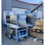 Stainless Steel Screw Press. Approximate 24" diameter screw, 30kw gearmotor, bottom drip pan, hydrau