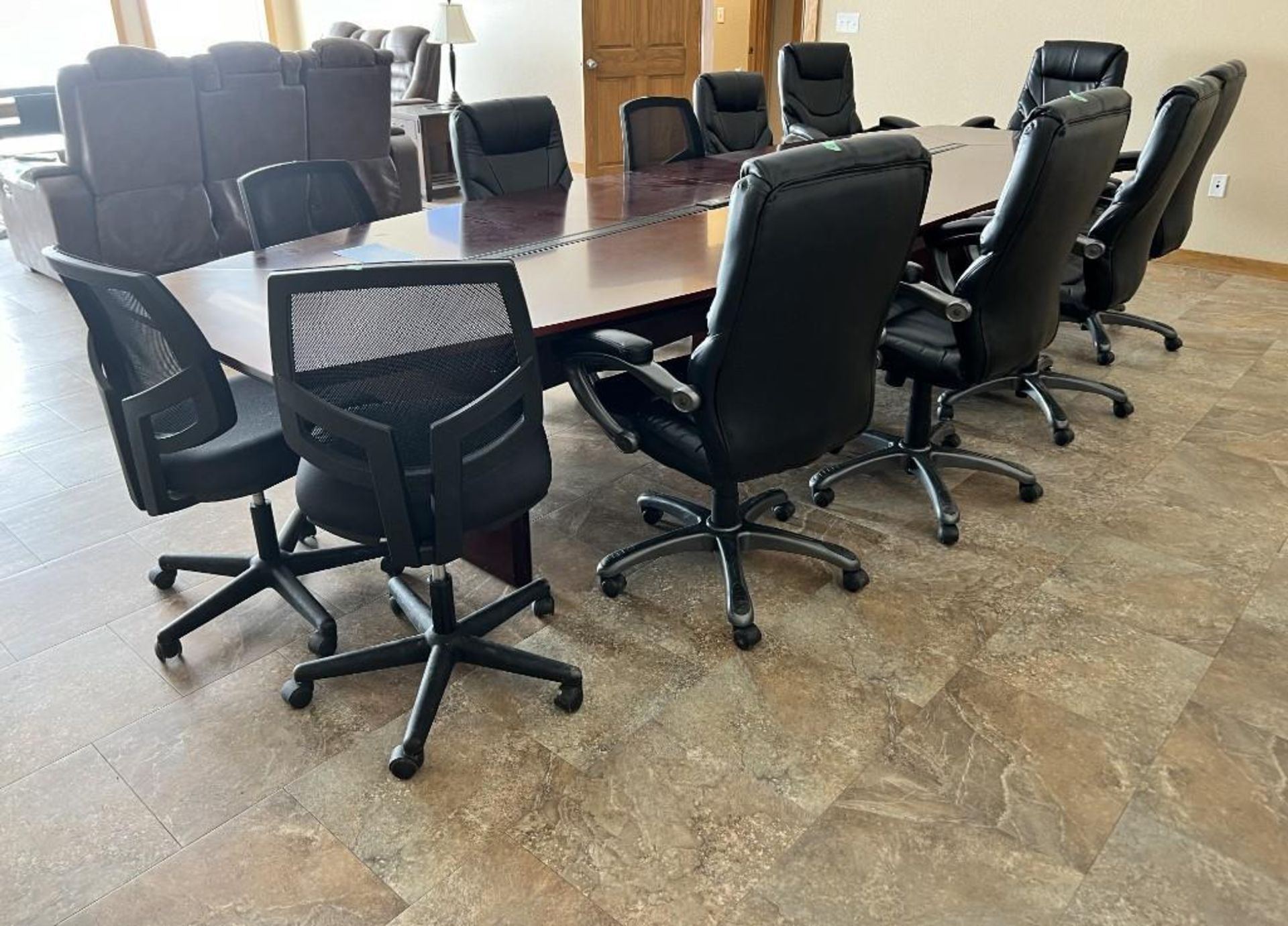 Conference Table &(12) Chairs. - Image 2 of 4