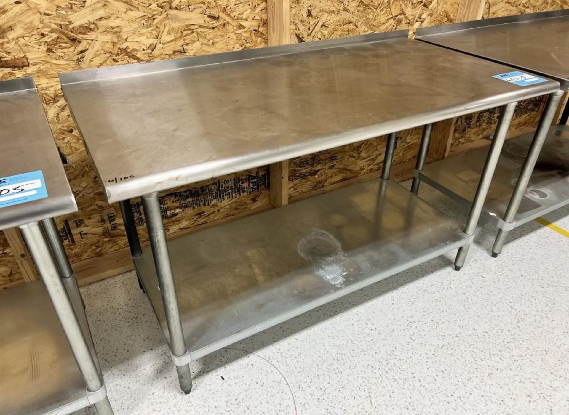 Lot Of (3) Stainless Steel Top Tables. - Image 4 of 5