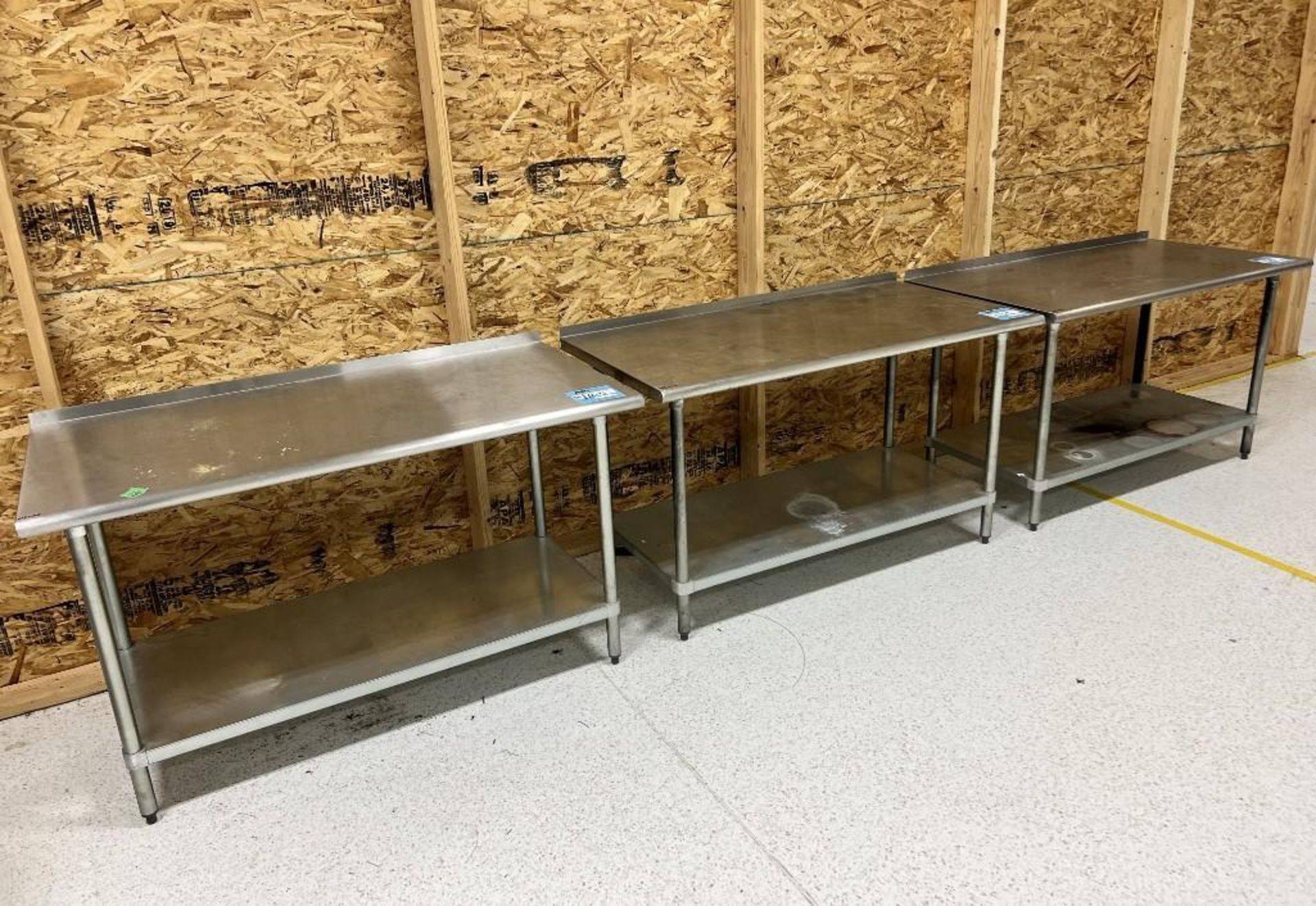 Lot Of (3) Stainless Steel Top Tables. - Image 2 of 5