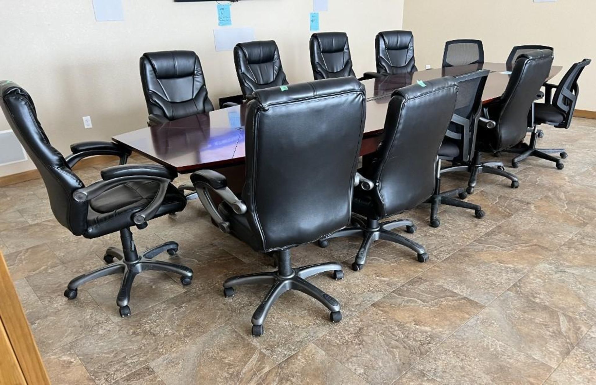 Conference Table &(12) Chairs. - Image 4 of 4