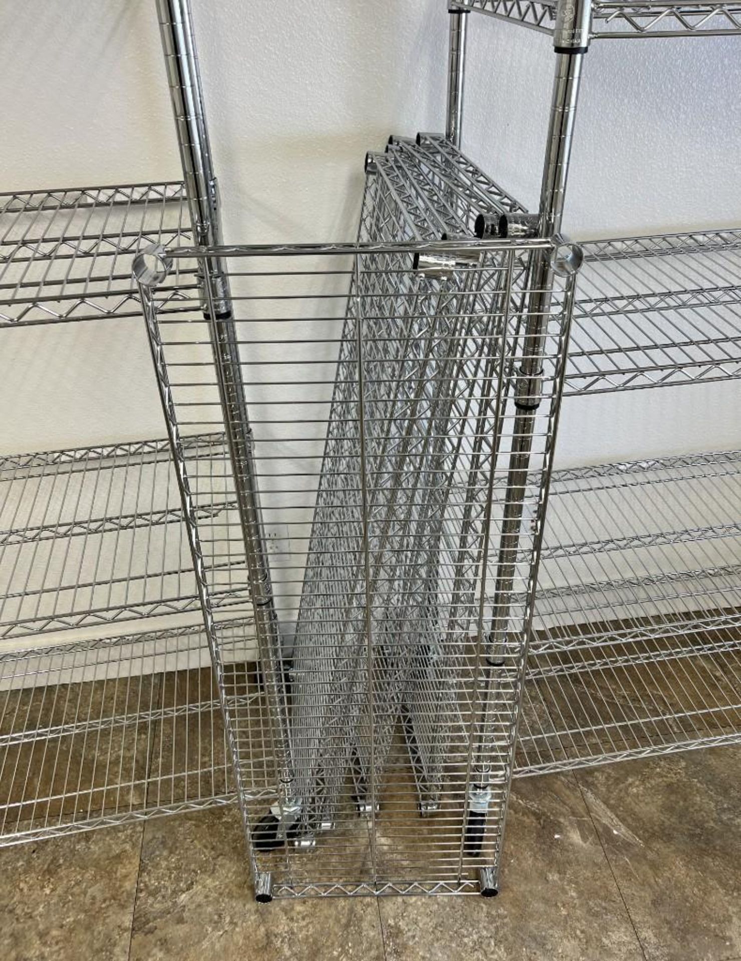 Lot Of (6) Metro Racks. With (5) extra shelves. - Image 4 of 4