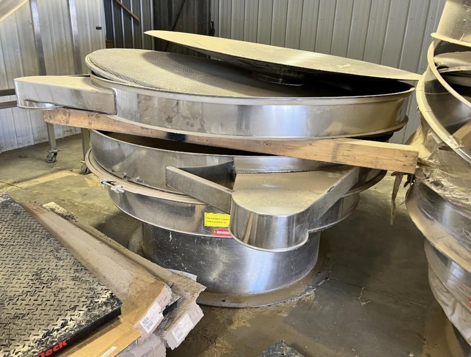 Brightsail Machinery Stainless Steel 72" Sifter, Model BSST-1800, Built 10/2019. **SEE LOT# 39 FOR P - Image 4 of 6