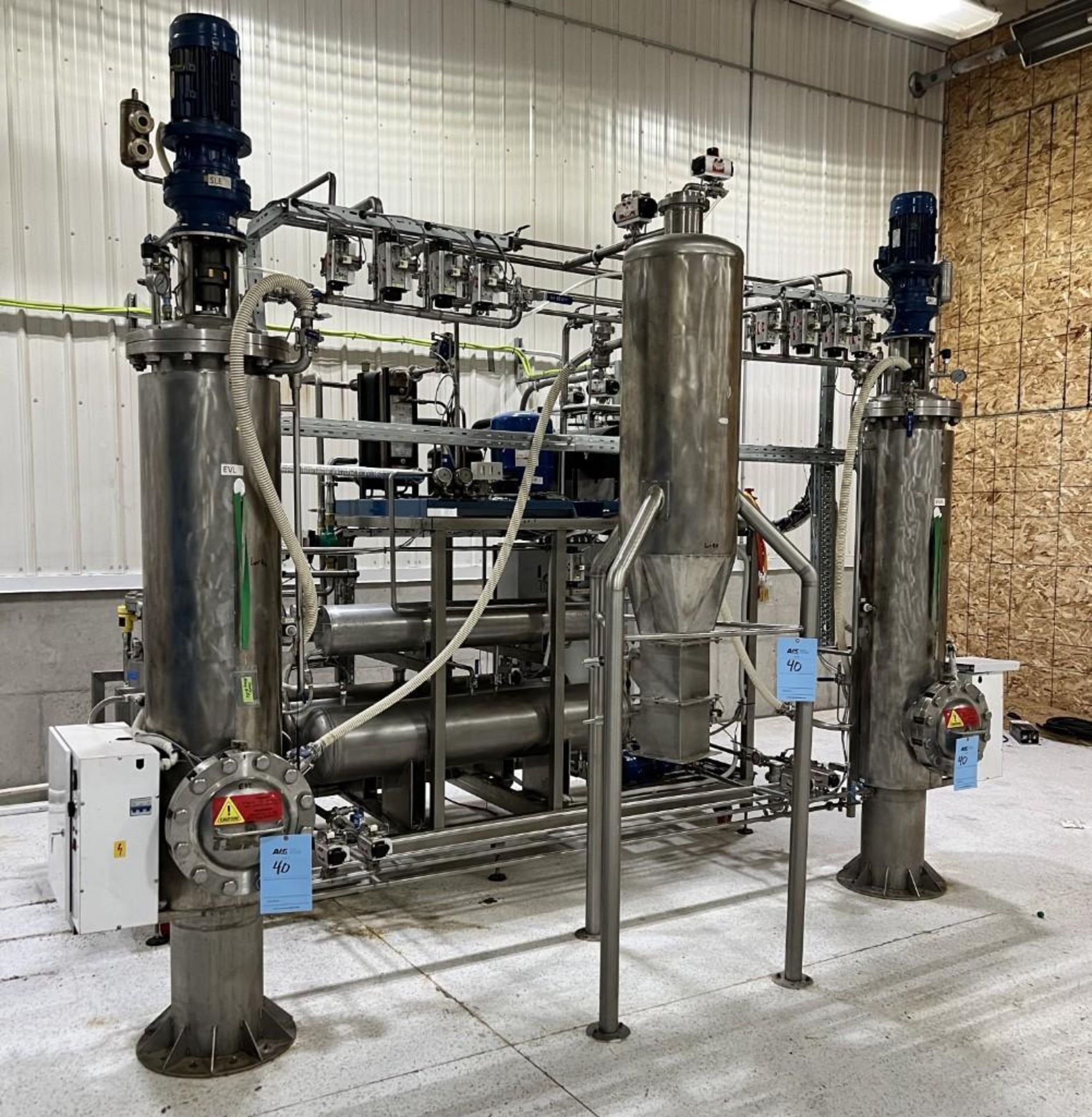 Comeg 200L LPE Stainless Steel Extraction System. With (2) 100 liter agitated extraction vessels, se - Image 2 of 35