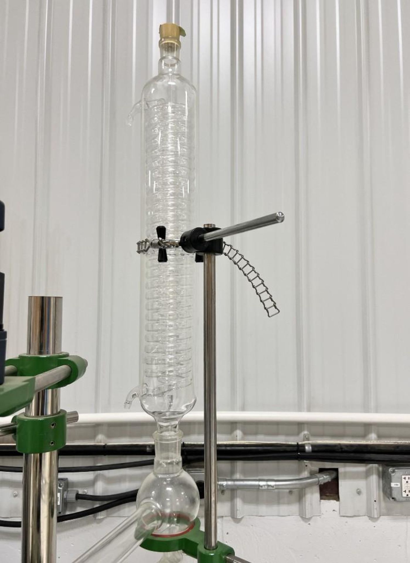 YHCHEM Jacketed Glass Reactor, Model JGR50L, Built 05/2019. With YHCHEM model YHLT-60A1 circulating - Image 6 of 11