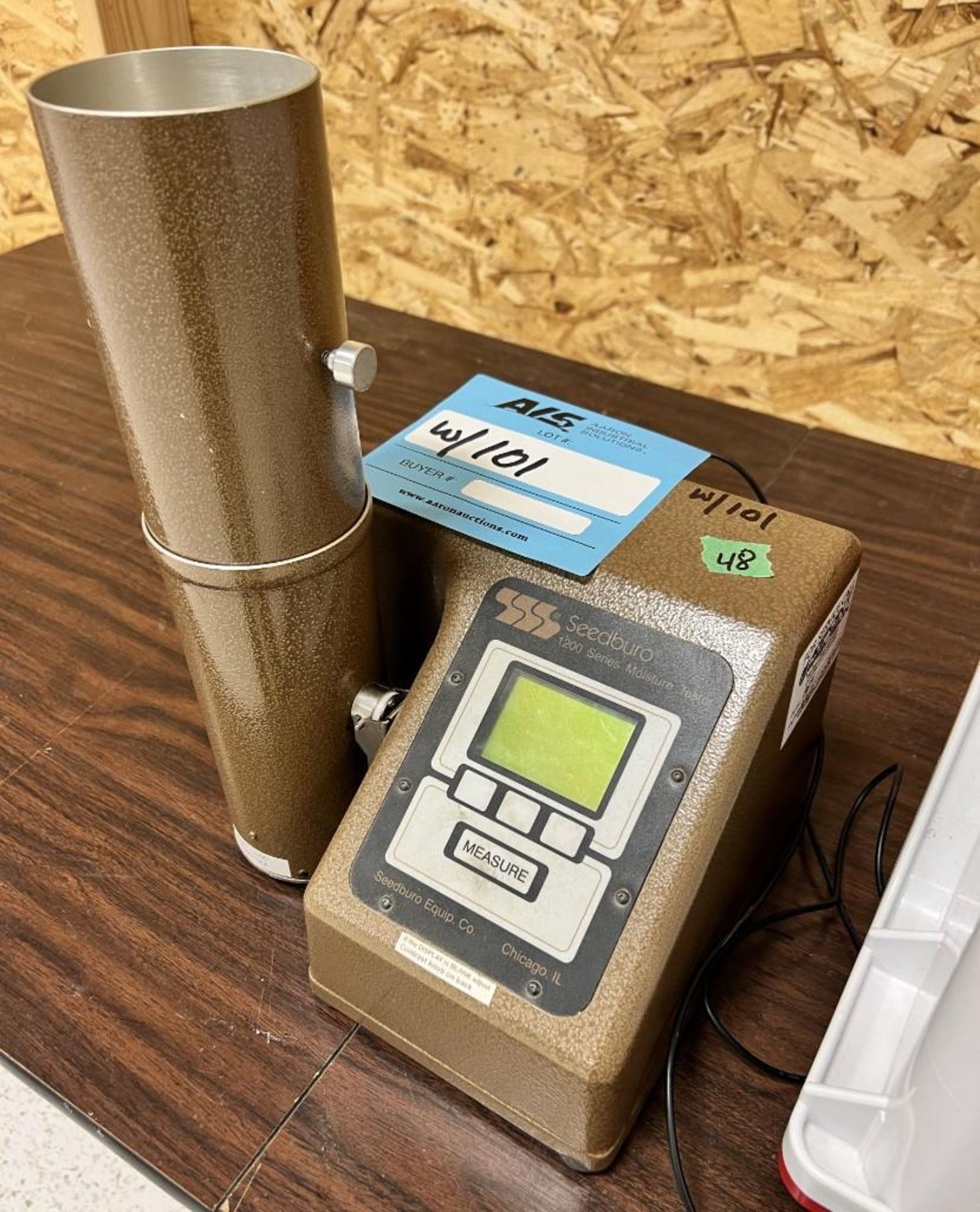 Lot Of (2) Moisture Testers. With (1) Dimos model 919 moisture tester, serial# 219286, (1) Seedburo - Image 9 of 13
