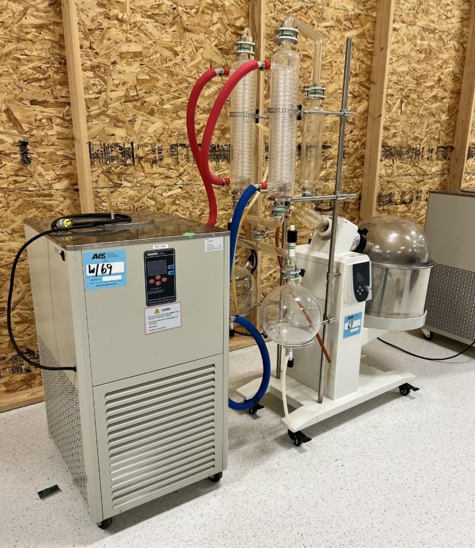 YHCHEM Rotary Evaporator, Model RE5002, Built 12/2019. With a YHCHEM circulating chiller, model YHLT - Image 2 of 13