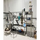 YHCHEM Wiped Film Molecular Distillation System, Model YMD-150, Built 05/2019. With misc. glass, vac