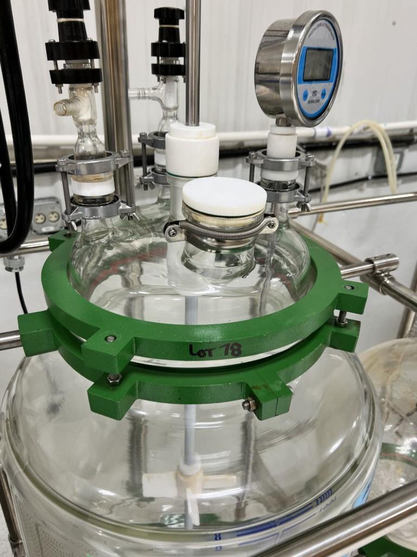 YHCHEM Glass Crystallization Reactor, Model EX-YFR-100L, Built 06/2019. With flask, YHCHEM model YHL - Image 6 of 13