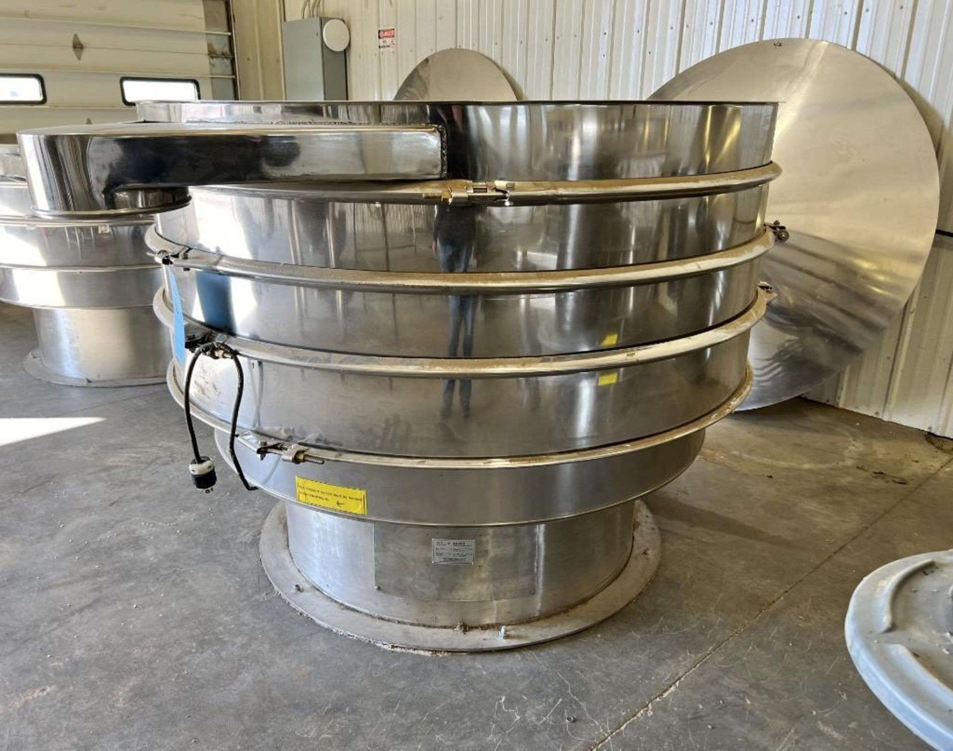 Brightsail Machinery Stainless Steel 72" Sifter, Model BSST-1800, Built 06/2019. **SEE LOT# 39 FOR P