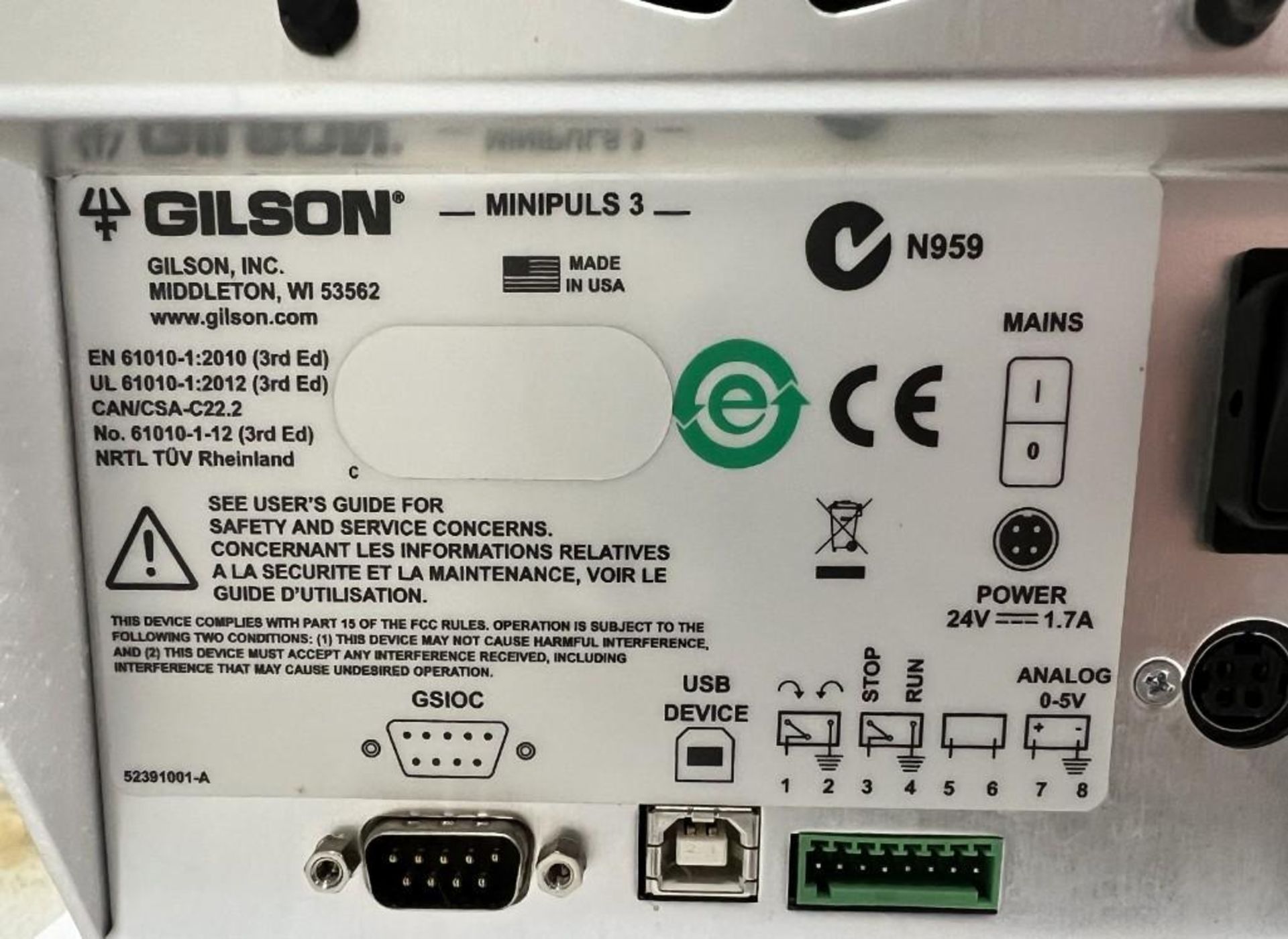 Gilson PLC Purification System Consisting Of: (1) Gilson PLC 2500, (1) Gilson CPC centrifugal partit - Image 24 of 24