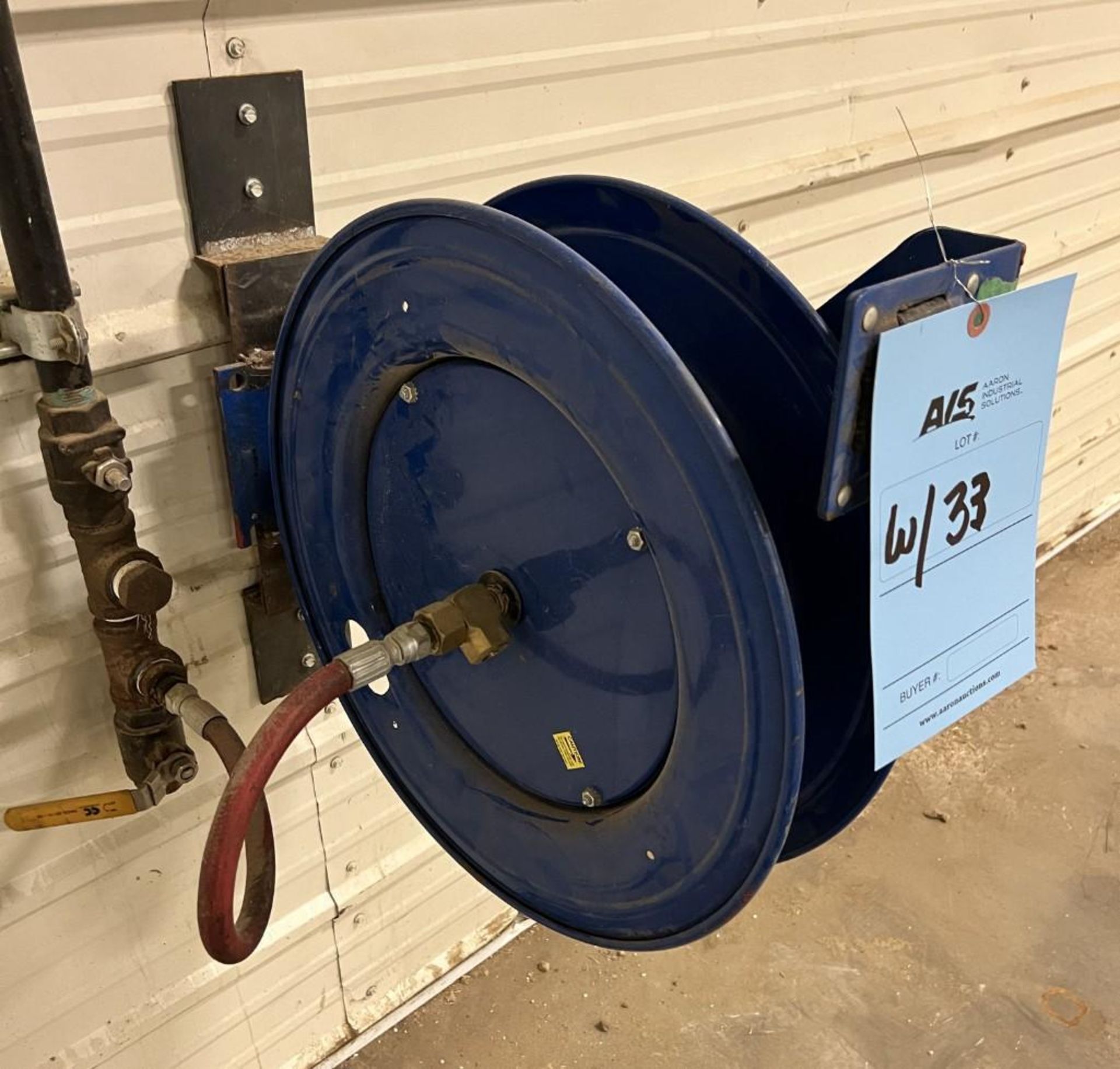 Lot Of (3) Coxreels Hose Reels, Models SH-N-350, SHL-N-350 Serial# 00103106, 092010, 20090311-0309. - Image 8 of 9