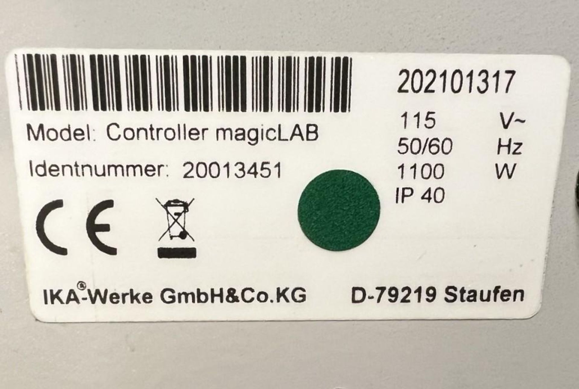 IKA Werke Magic Lab. Designed for mixing, dispersing, wet milling and incorporation of powders into - Bild 10 aus 11