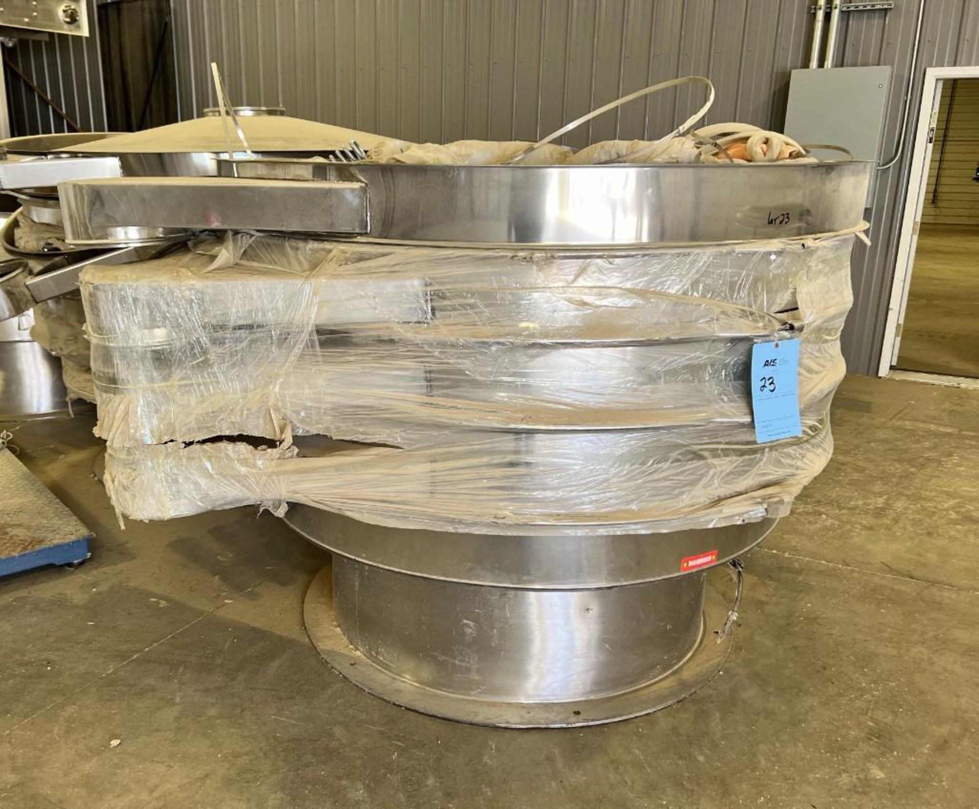 Brightsail Machinery Stainless Steel 72" Sifter, Model BSST-1800, Built 10/2019. **SEE LOT# 39 FOR P