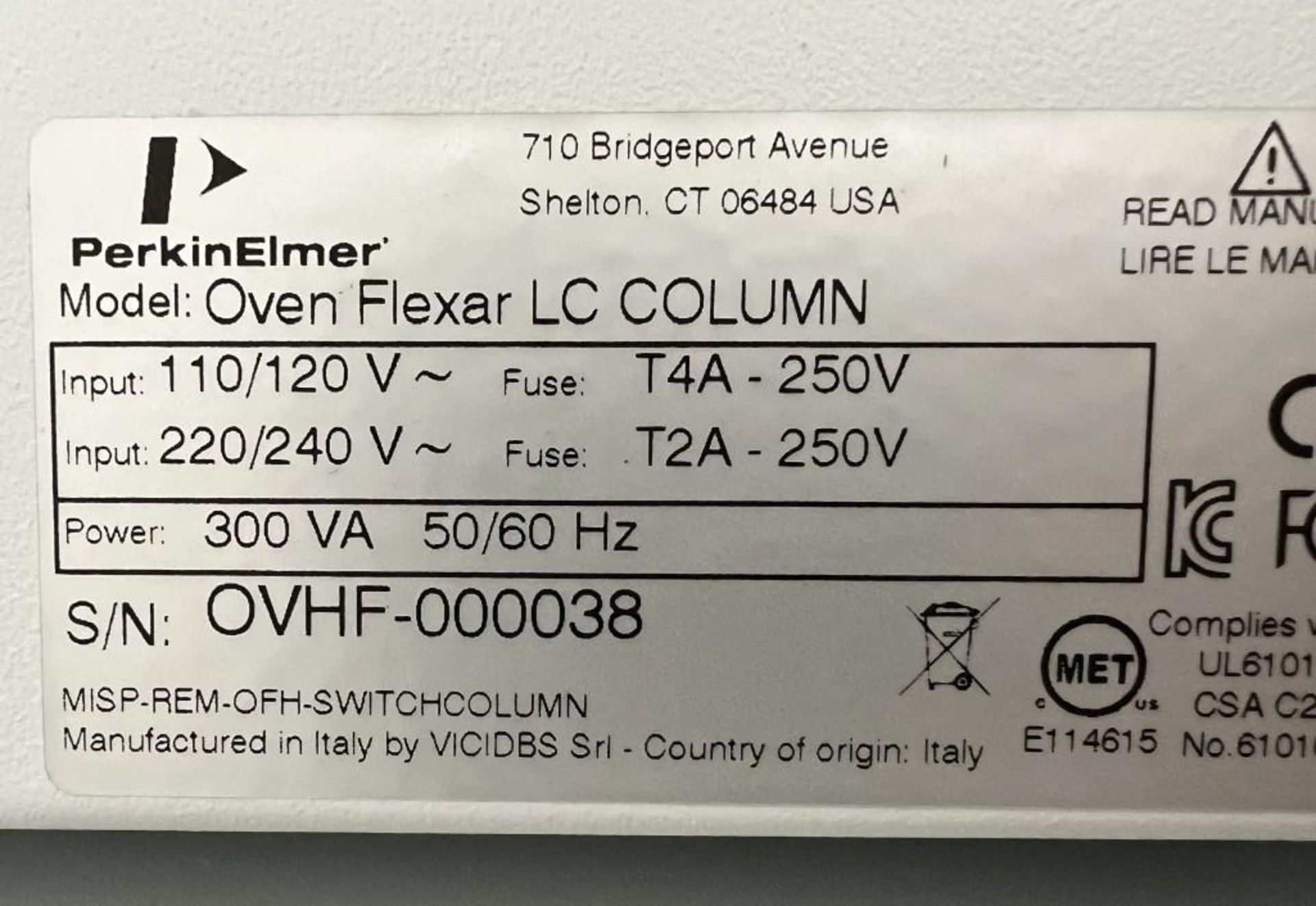 Perkin Elmer Flexar HPLC System Consisting Of: (1) Flexar LC Autosampler, serial# 293H9032904A, buil - Image 12 of 18