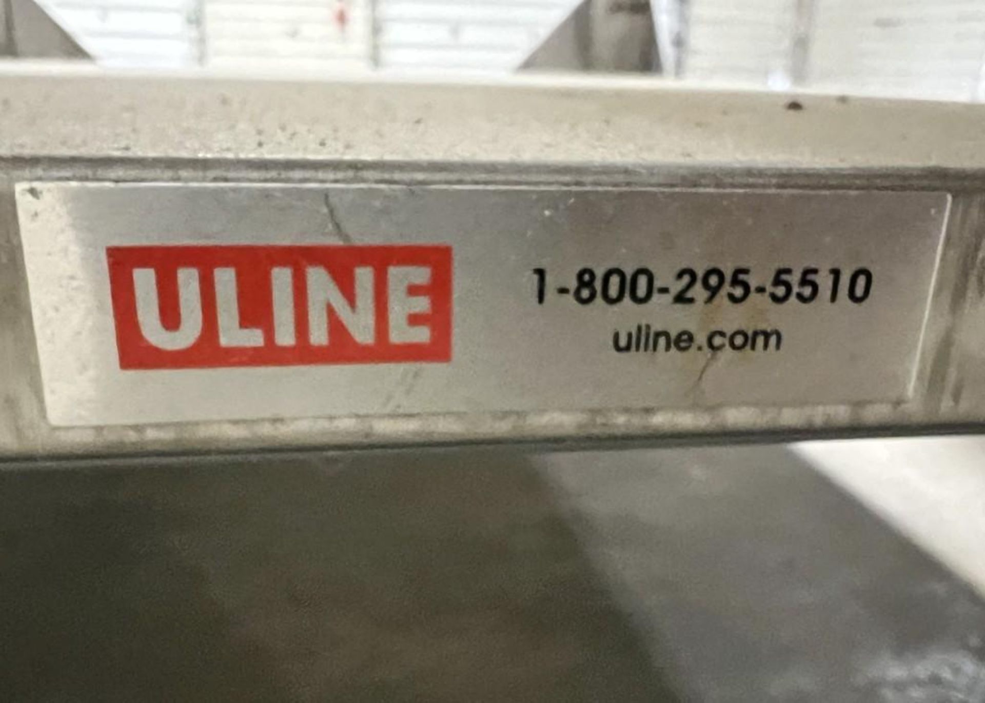 Lot Of (4) Stainless Steel Carts. With (2) Uline, (2) Lakeside. - Bild 5 aus 6
