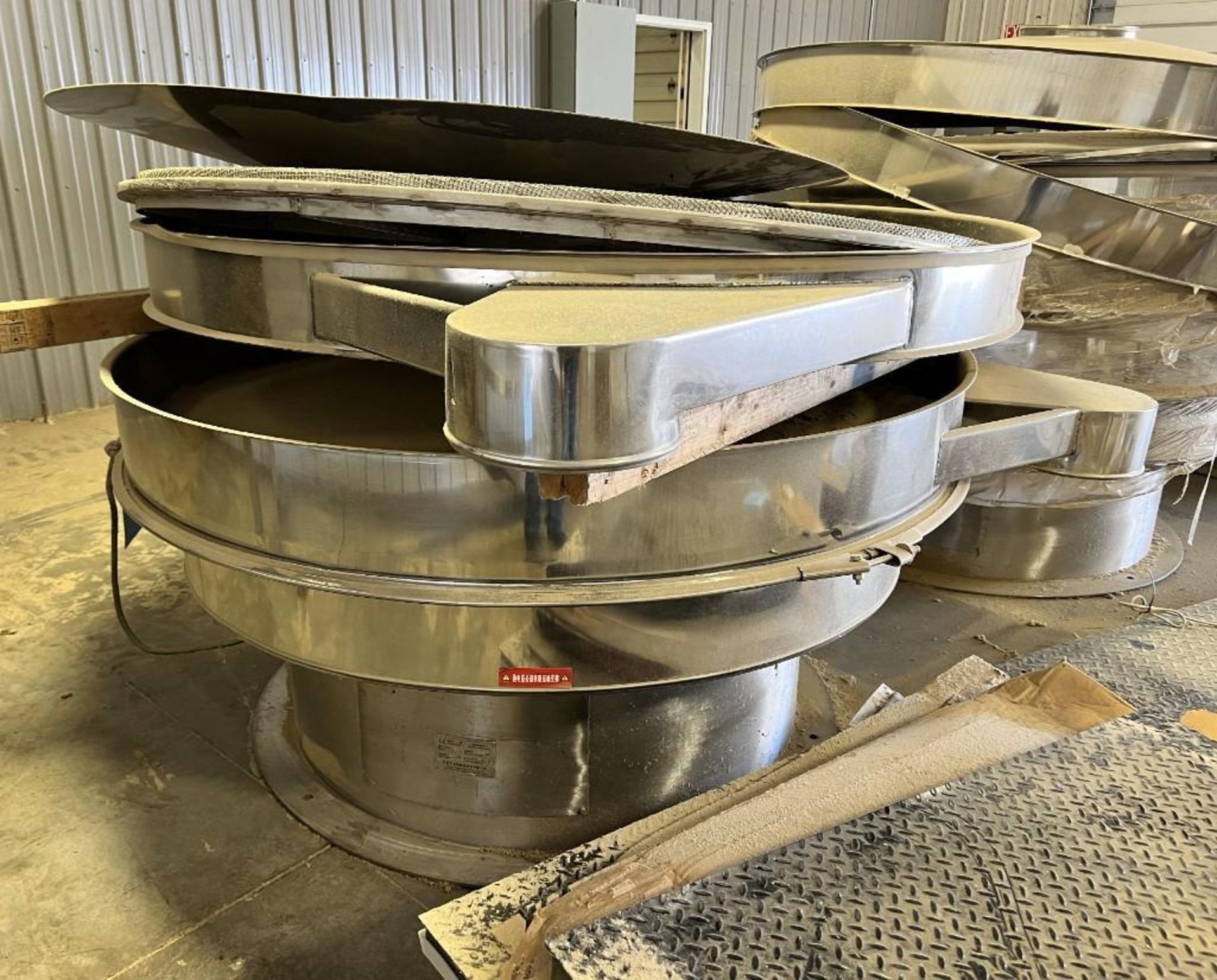Brightsail Machinery Stainless Steel 72" Sifter, Model BSST-1800, Built 10/2019. **SEE LOT# 39 FOR P - Image 3 of 6