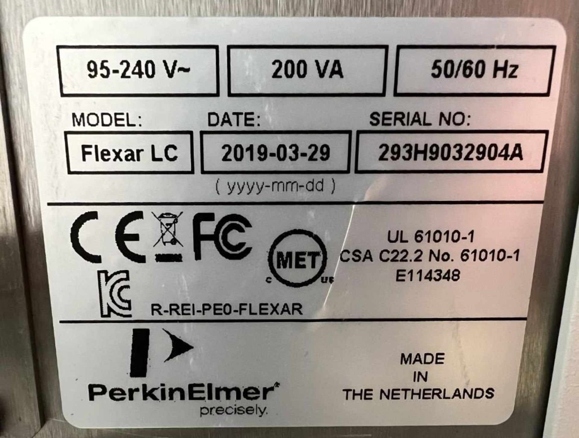 Perkin Elmer Flexar HPLC System Consisting Of: (1) Flexar LC Autosampler, serial# 293H9032904A, buil - Image 6 of 18