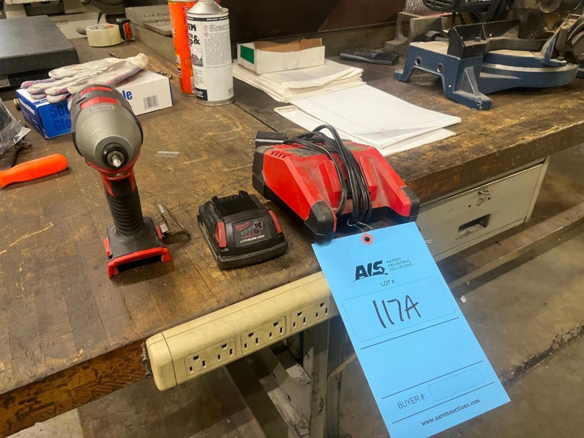 Milwaukee 1/4" Impact Driver, S/N F26BD1511 15257 with Battery & Battery Charger