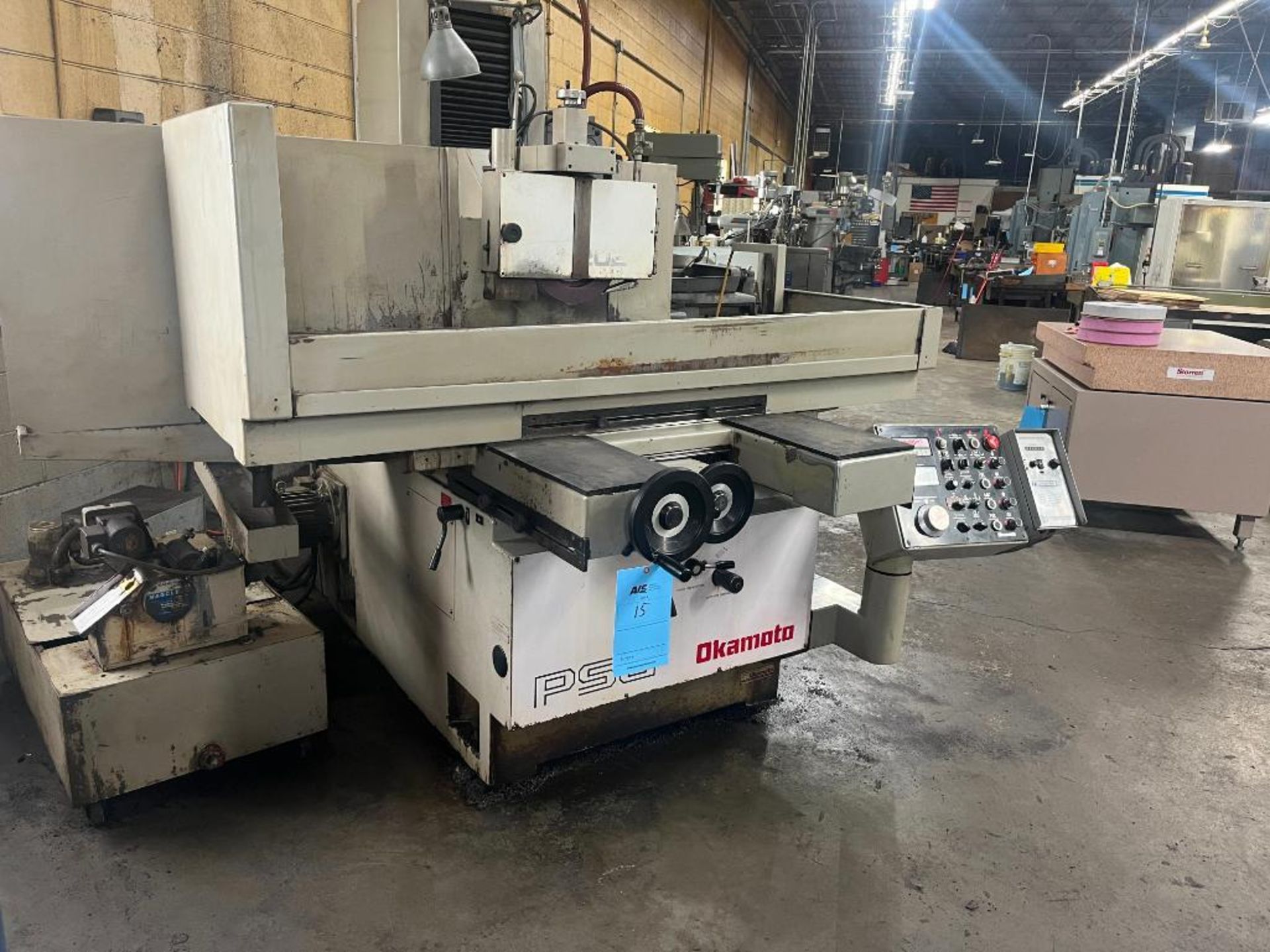 Okamoto PSG 20" x 24" Hydraulic Surface Grinder Model 2024DX, S/N 67030 with Chuck Control. 20" x 24