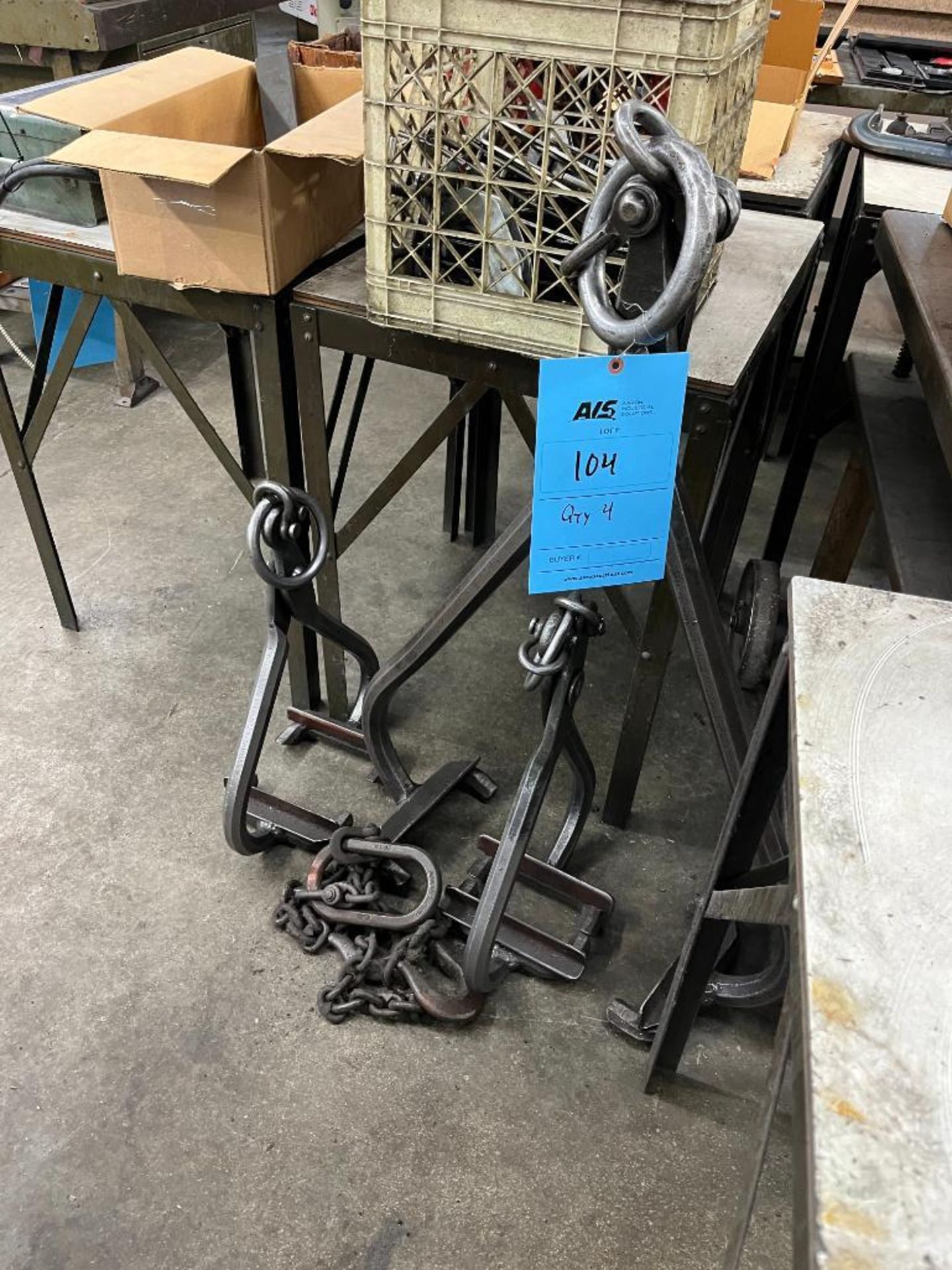 Lot of Assorted Hoist Attachments