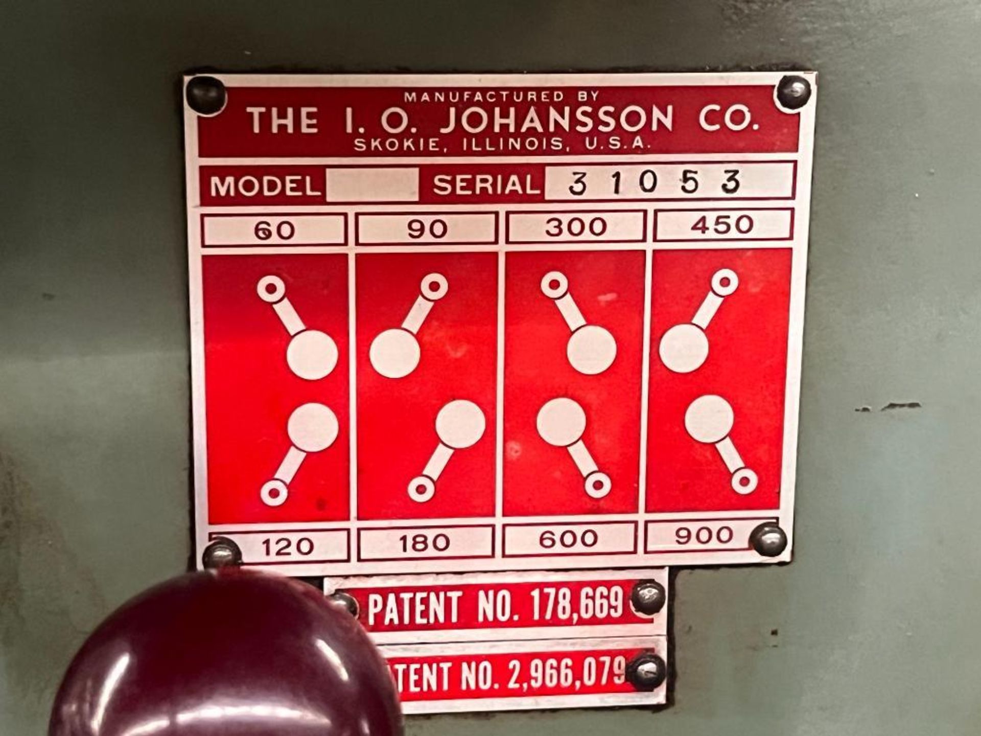 Johansson 36" Radial Arm Drill. 20" x 40" T-Slot Oil Groove Adjustable Work table & Power Elevation. - Image 13 of 14