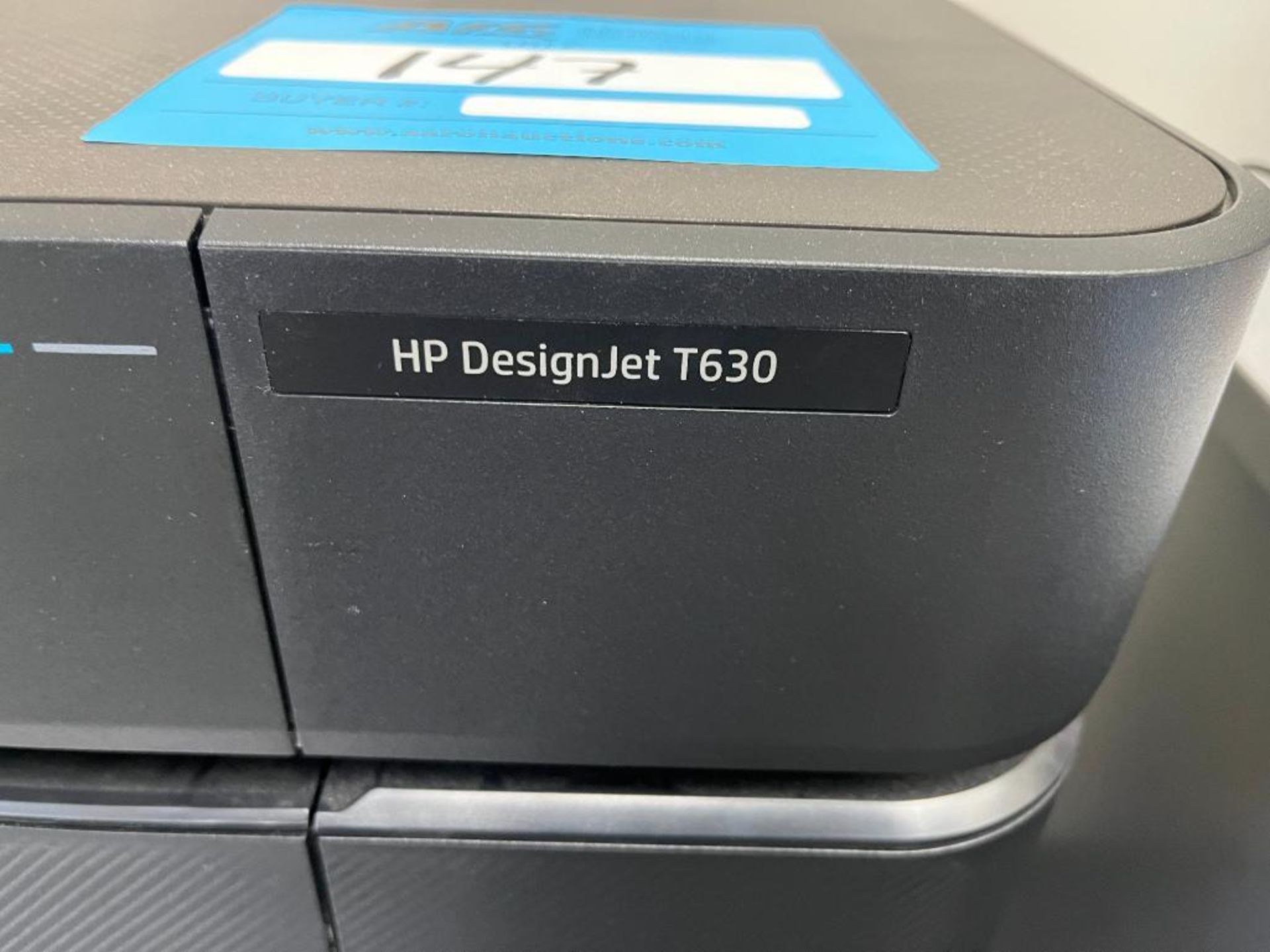 HP DesignJet T630 Plotter - Image 2 of 4