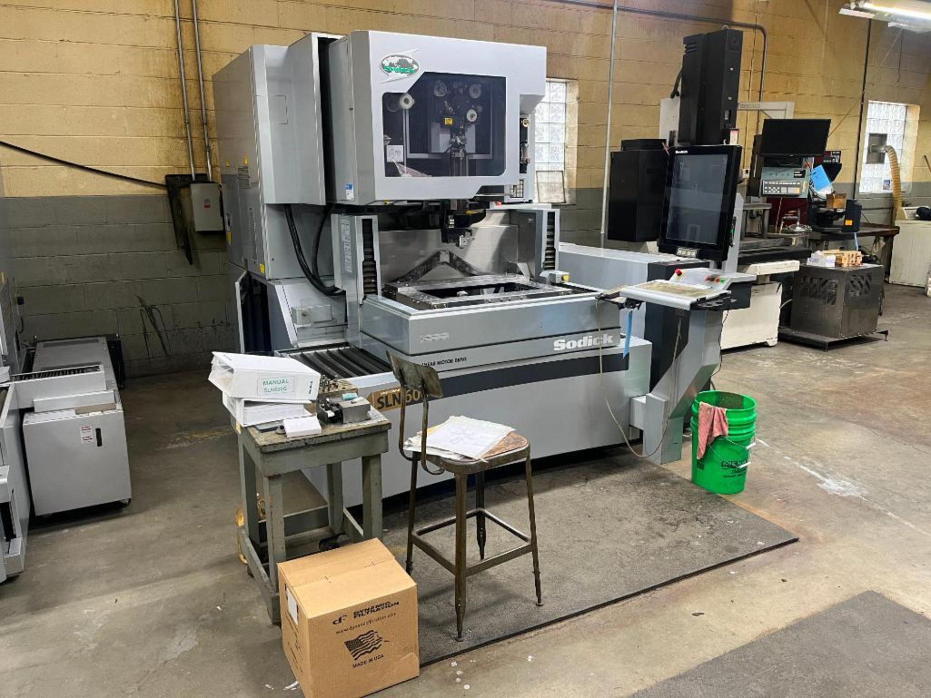 Sodick CNC Wire-Cut EDM Machine Model SLN600G, S/N T0632 (2015) with Sodick SPW CNC Control. With 10