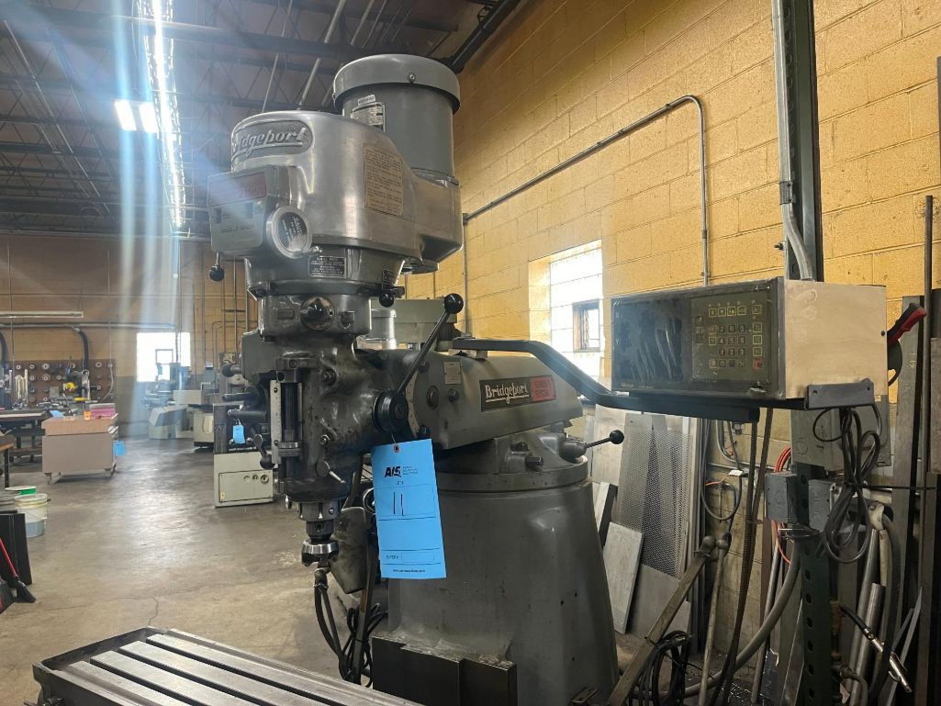 Bridgeport Series 2 Special, 2 HP Vertical Mill, S/N 38875 with 2 Axis Programmable Mitutoyo DRO (DR - Image 5 of 15