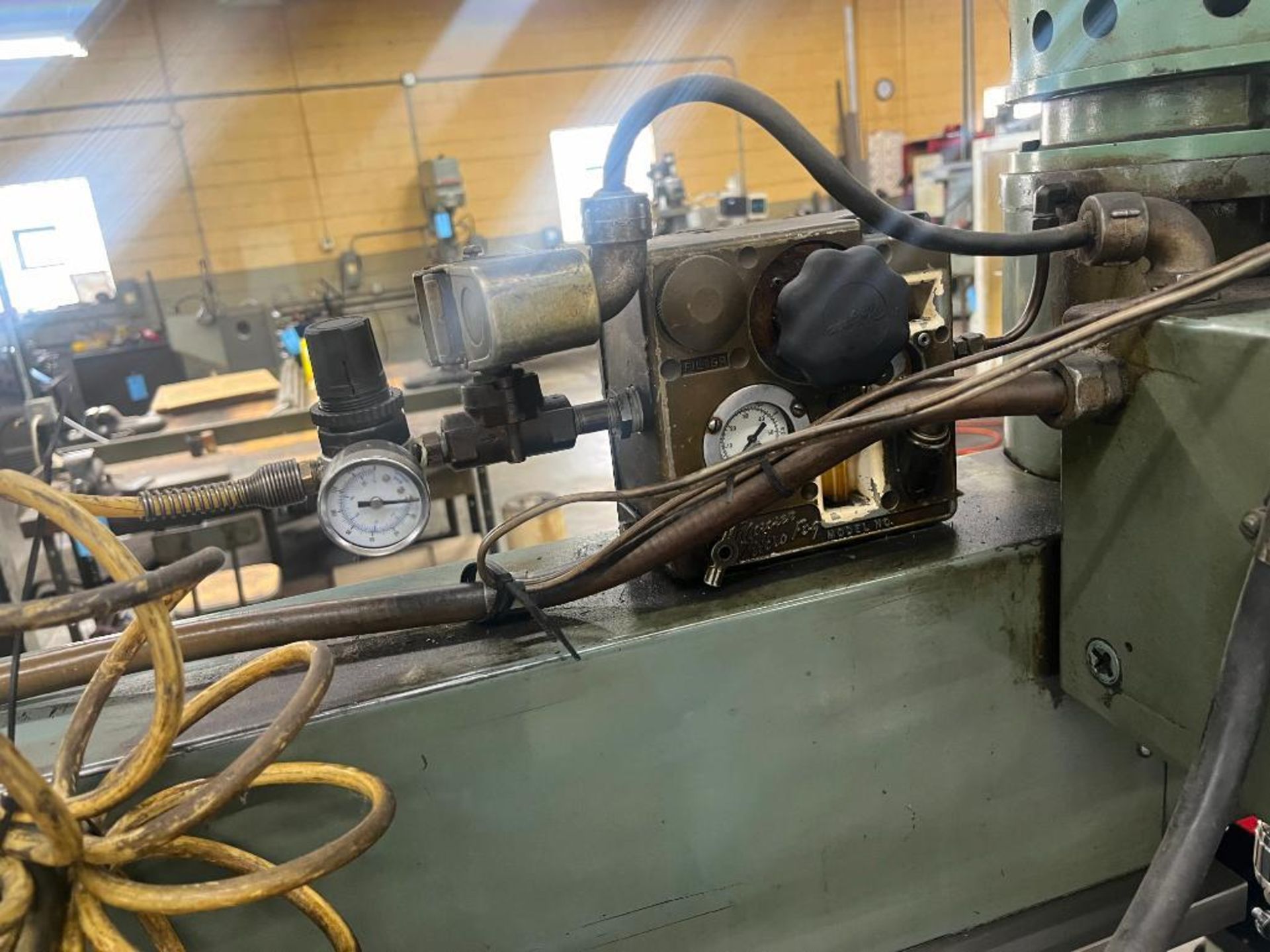 Johansson 36" Radial Arm Drill. 20" x 40" T-Slot Oil Groove Adjustable Work table & Power Elevation. - Image 11 of 14