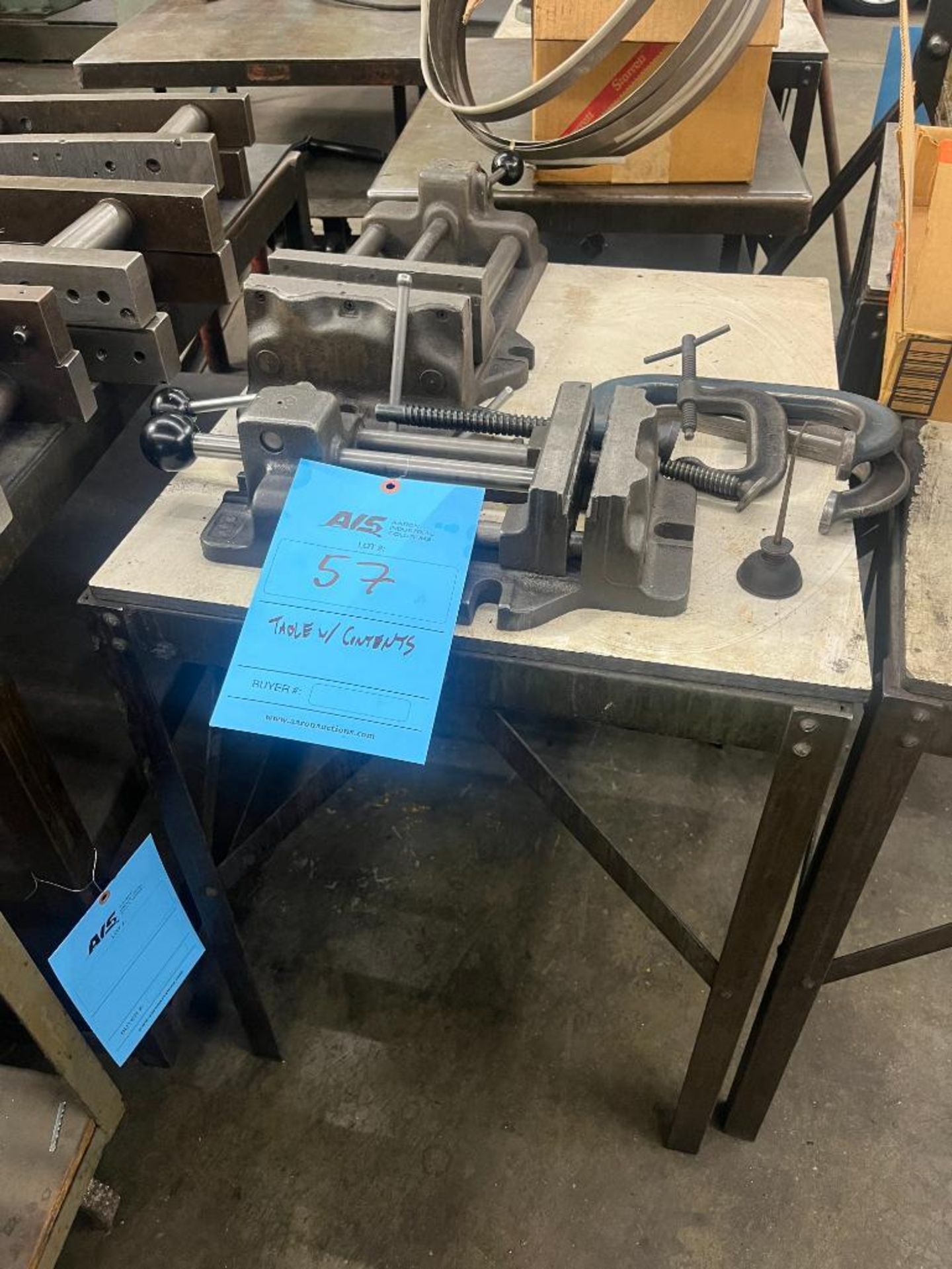 Lot: (2) Misc. Vices & Clamps