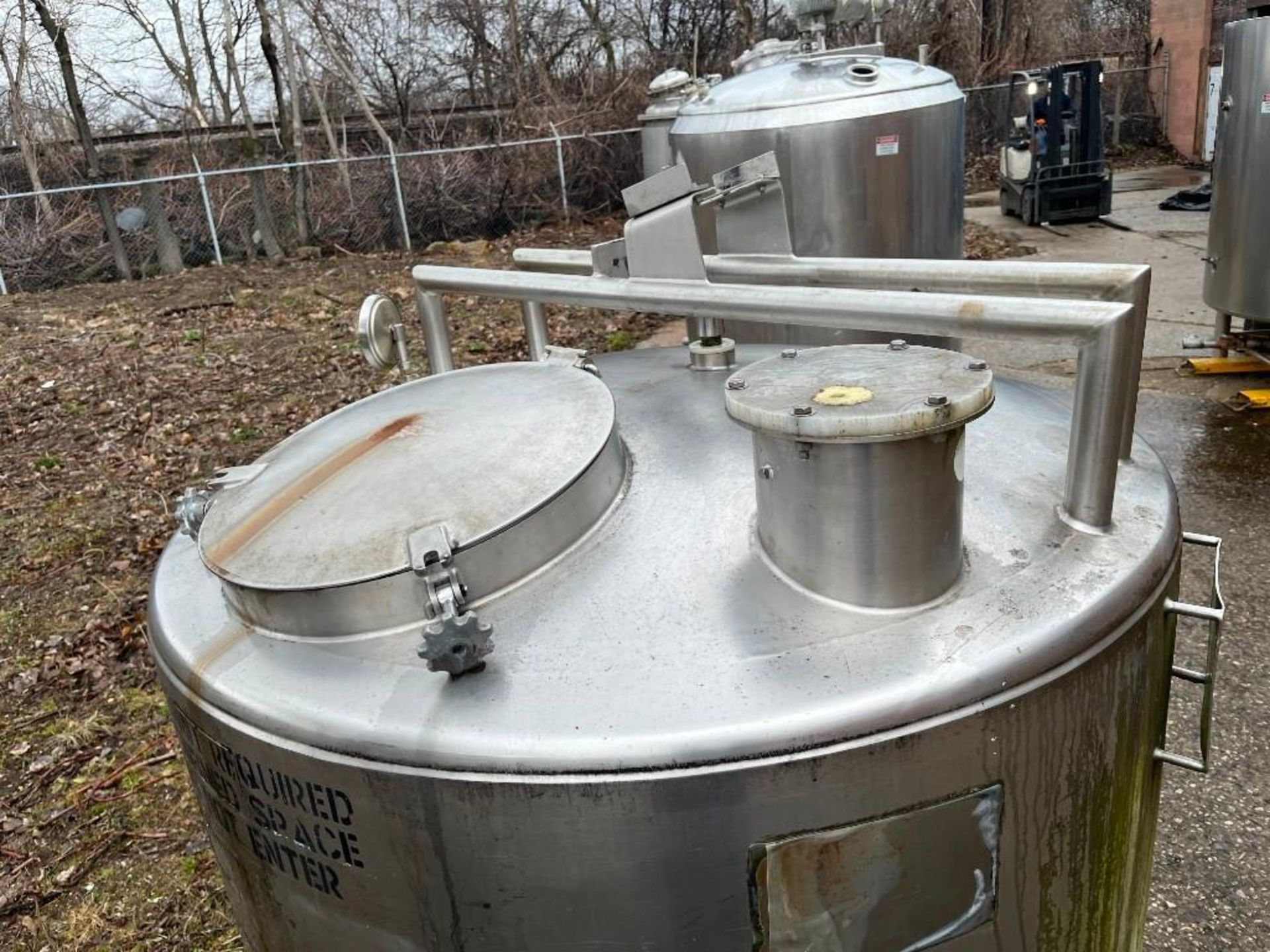 Walker Stainless Steel Jacketed Tank, Model MIX, S/N: 4741, NB# 1396. Rated for up to 300 gallons. M - Image 4 of 7