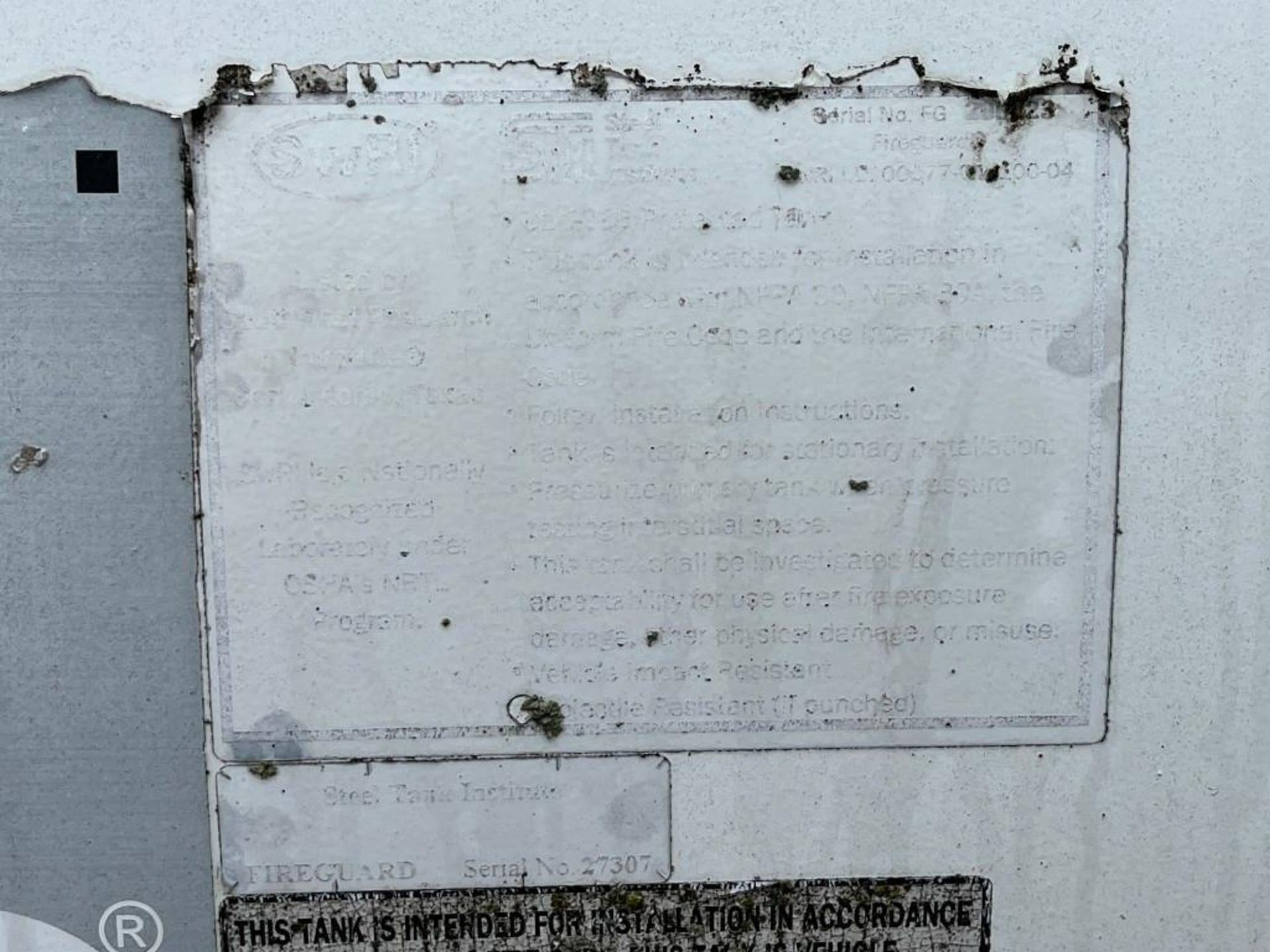 Fireguard Diesel Pumping Station, S/N: FG 200023 (SwRI). Has a lightweight doublewall tank measuring - Image 14 of 14