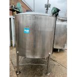 Cream City Boiler Co. Stainless Steel Single Wall Tank, Model F46, S/N: 4226. Has 24" top manhole co