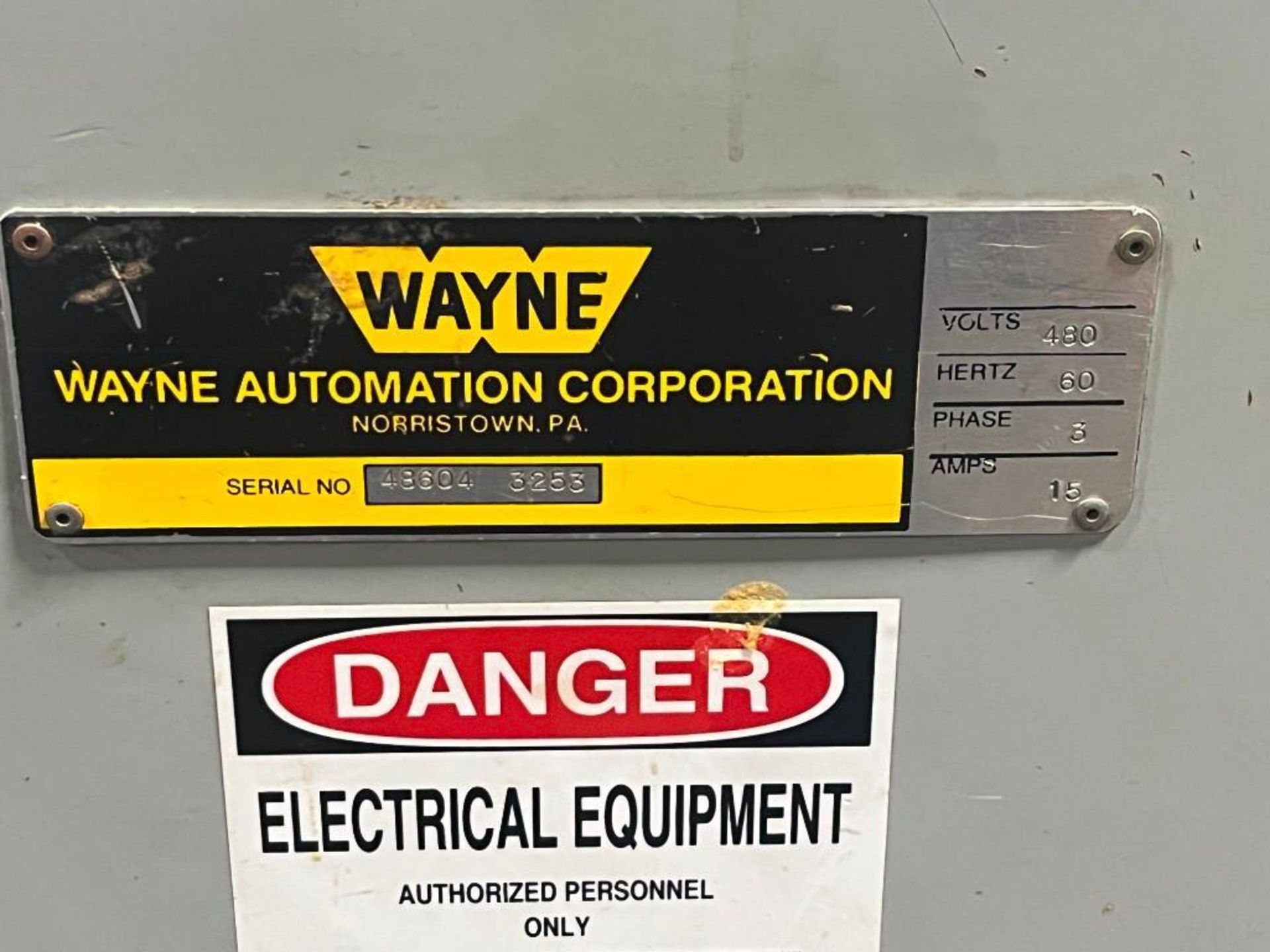Wayne Automation Case Erector, Model: CE, S/N: 48604 3253. Has 2" side-mounted tape head. Has Allen - Image 20 of 36