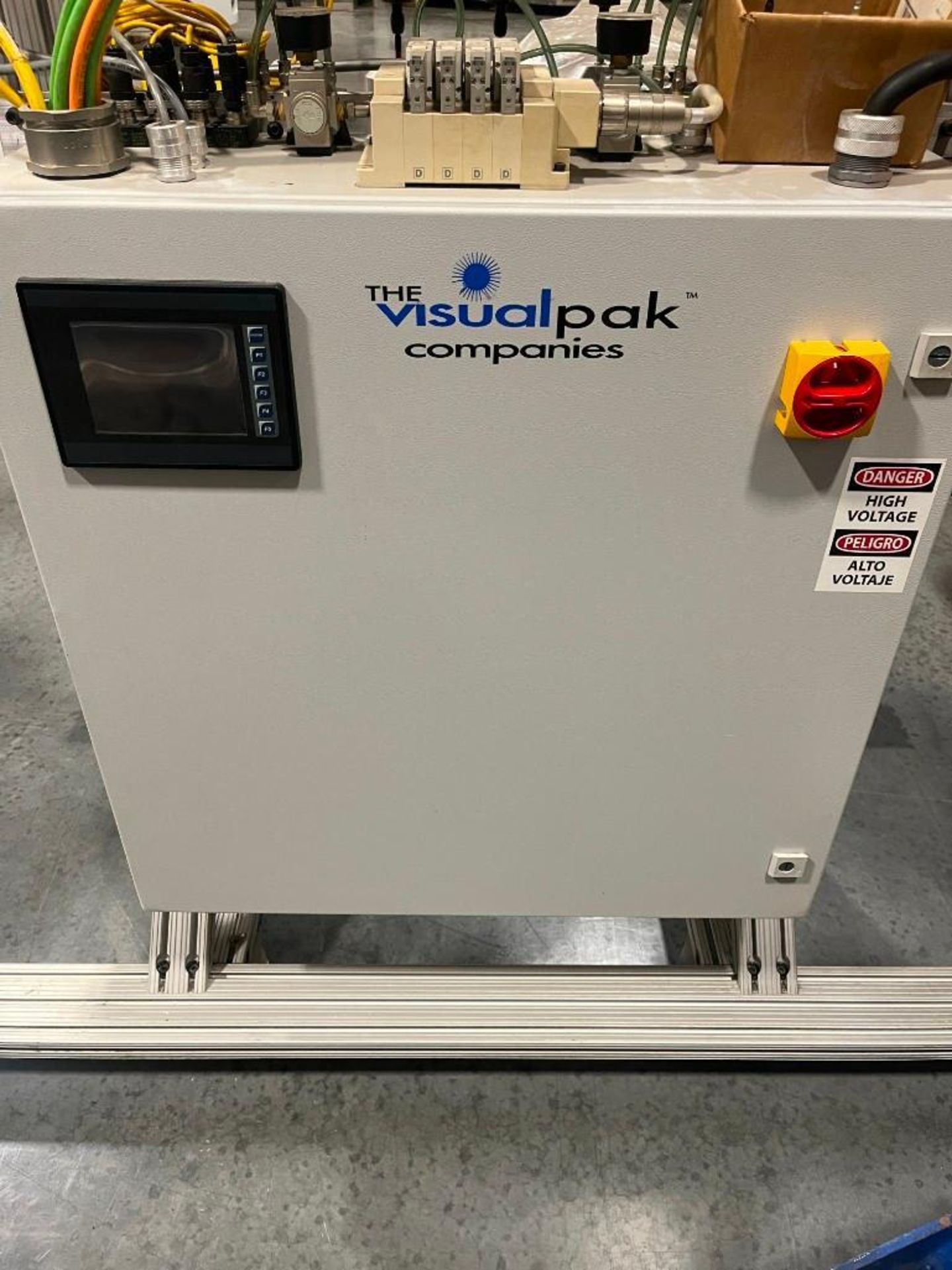 VisualPak 4-Head Inline Chuck Capper, Model ST-35, S/N: 91179. Uses Emerson control drivers. - Image 11 of 21