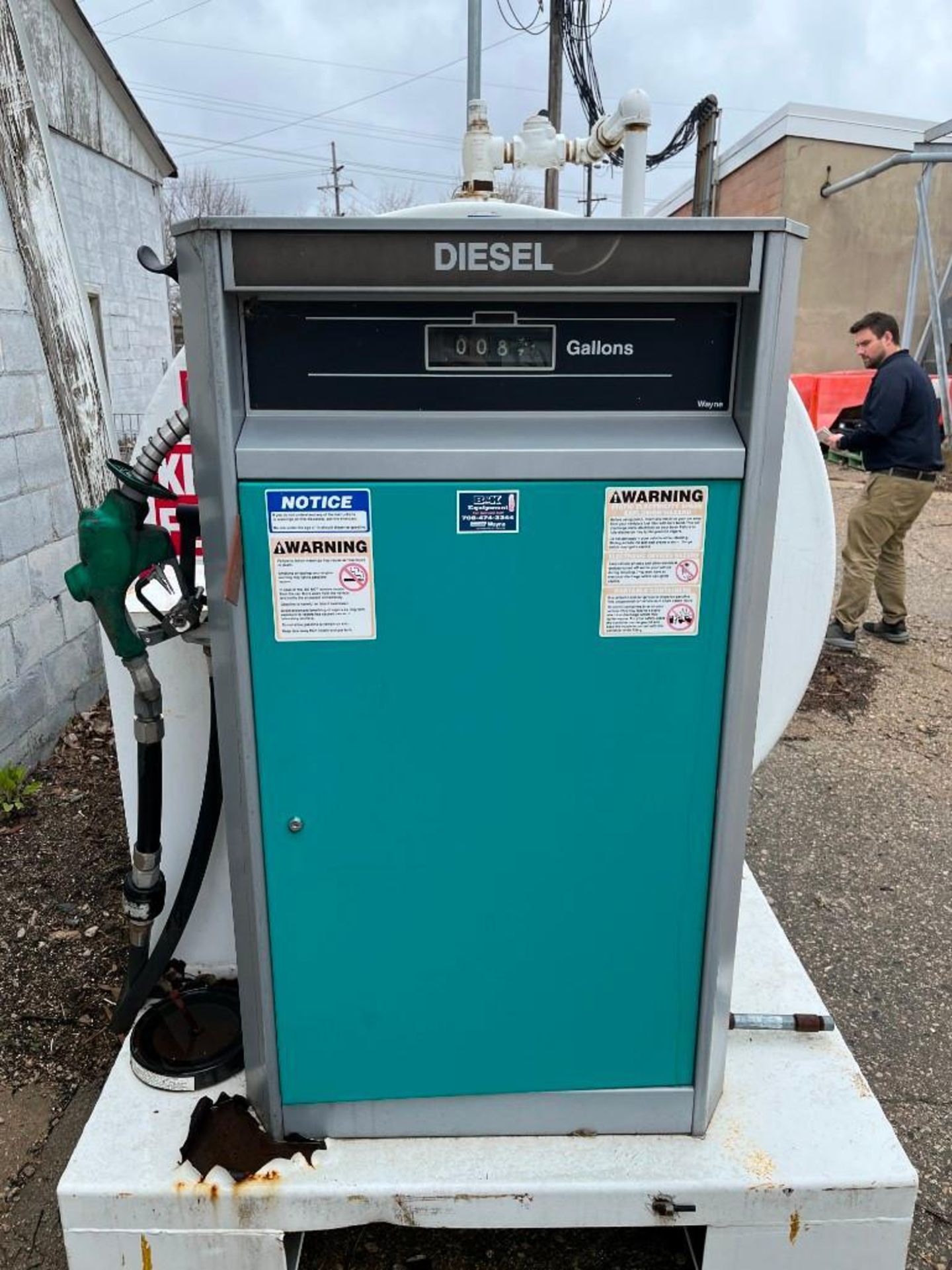 Fireguard Diesel Pumping Station, S/N: FG 200023 (SwRI). Has a lightweight doublewall tank measuring - Image 9 of 14